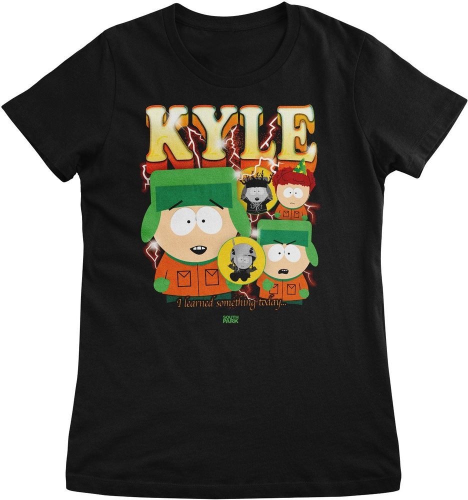 South Park T-Shirt South Park Kyle Bootleg Rap Girly Tee