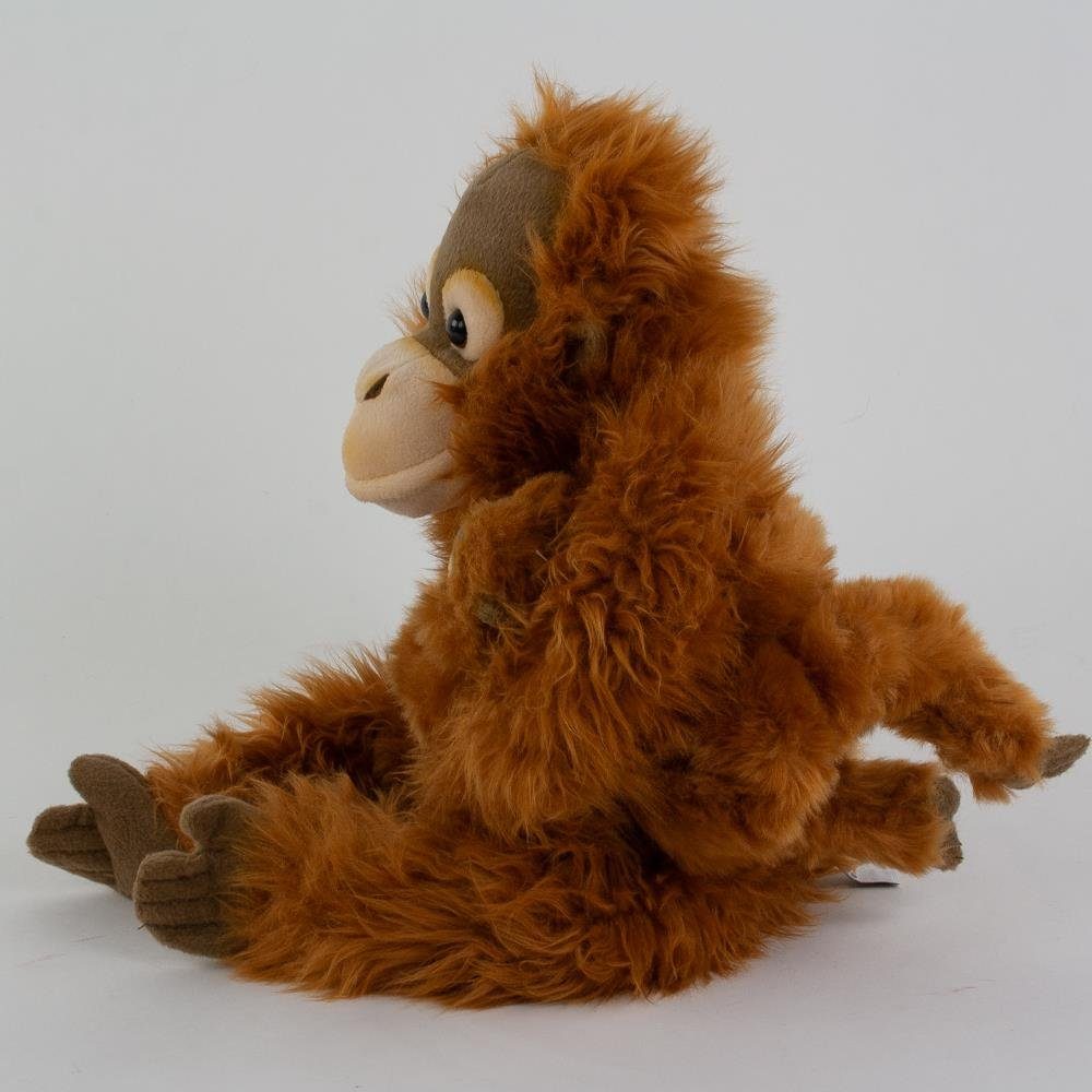 Teddys Rothenburg Kuscheltier Orang Utan Affe mit Baby 28 cm Plüschaffe