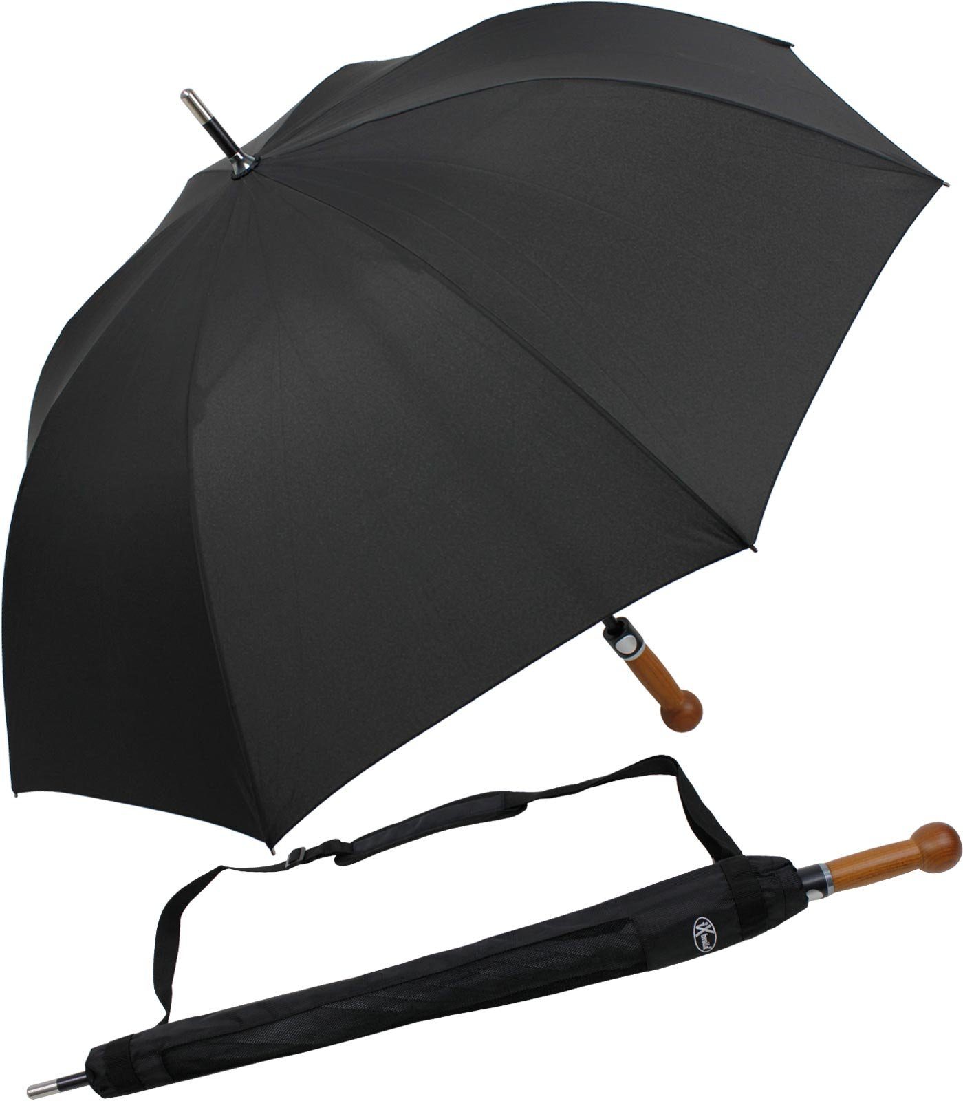 iX-brella Stockregenschirm Stützschirm Selbstverteidigungsschirm super stabil, extrem-stabil