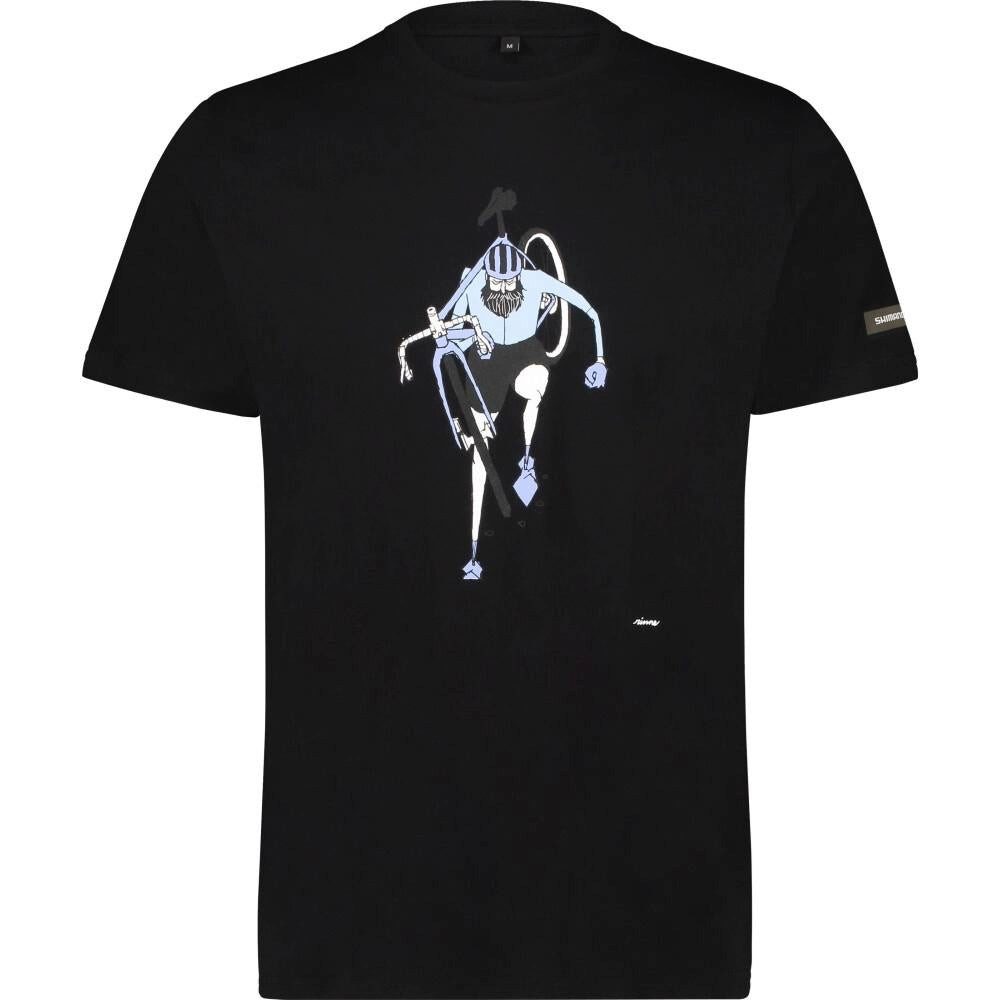 Shimano Funktionsshirt SHIMANO Sentiero Ltd T-Shirt Black M - atmungsaktives Bike-Lifestyle S