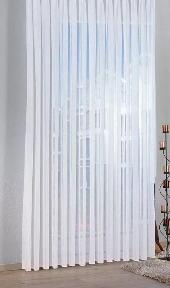 Gardine Fertiggardine Skylight, Clever-Kauf-24, Kräuselband (1 St),  transparent