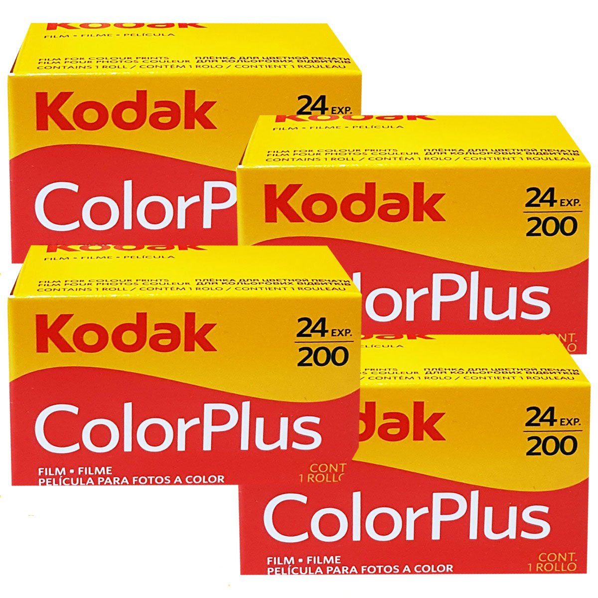 Kodak Farbnegativfilm 4x Kodak Color plus 200 135/24 Kleinbildfilm für, 96