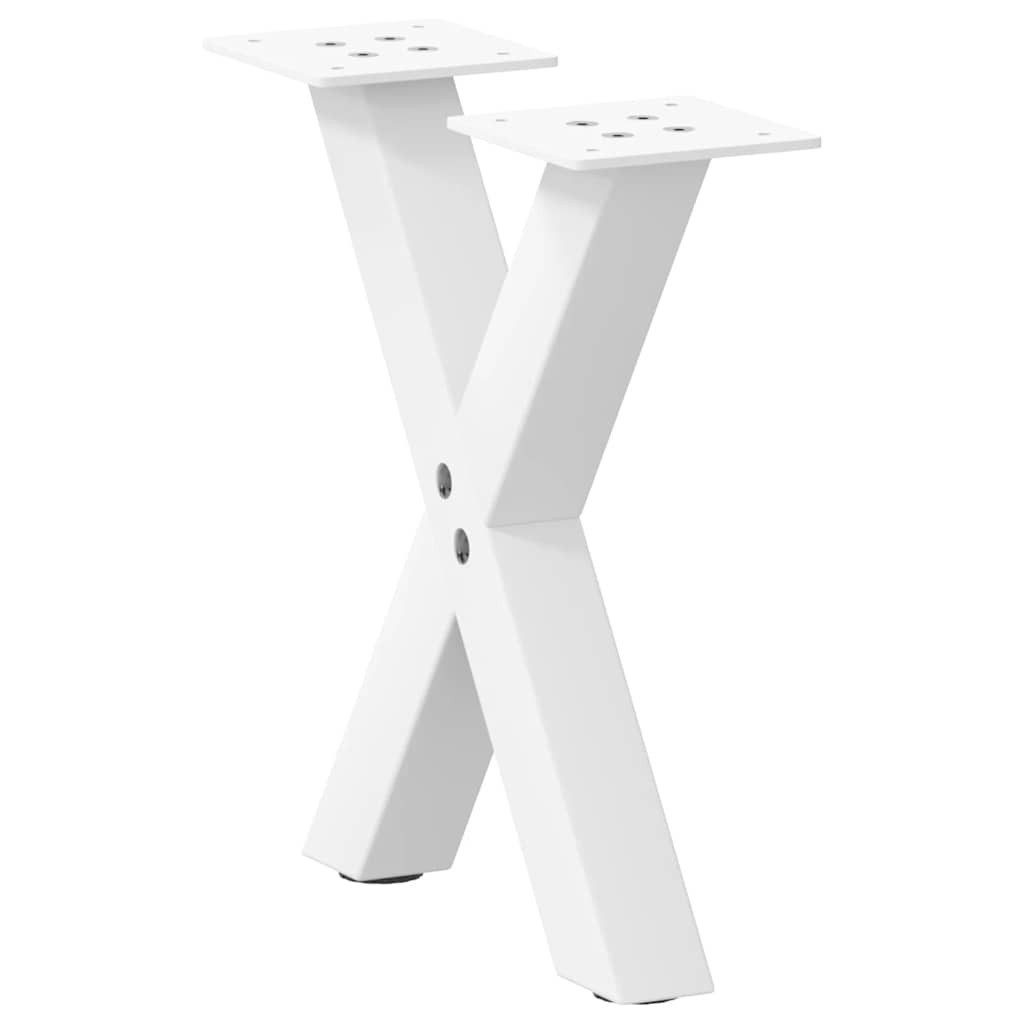 vidaXL Tischbein Couchtischbeine X-Form 2 Stk. günstig online kaufen