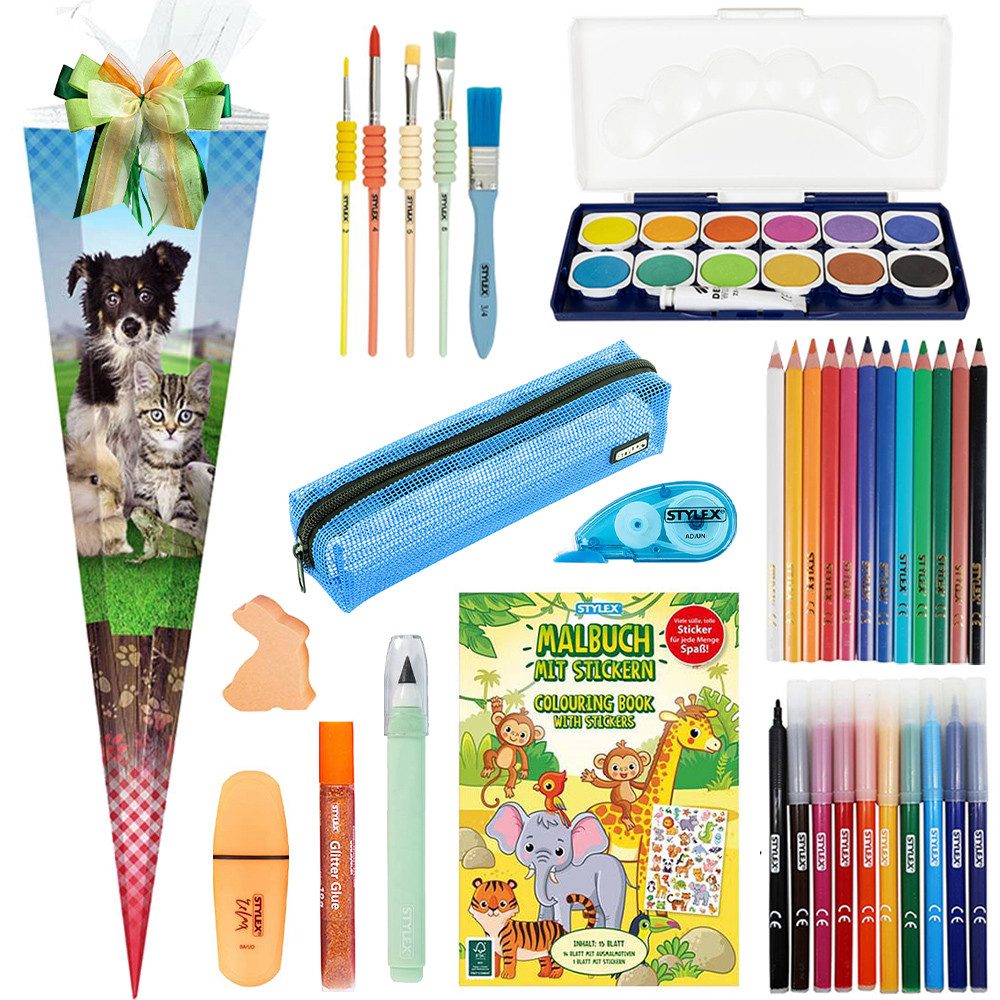 Schultüte 85 cm gefüllt 2026 Pets