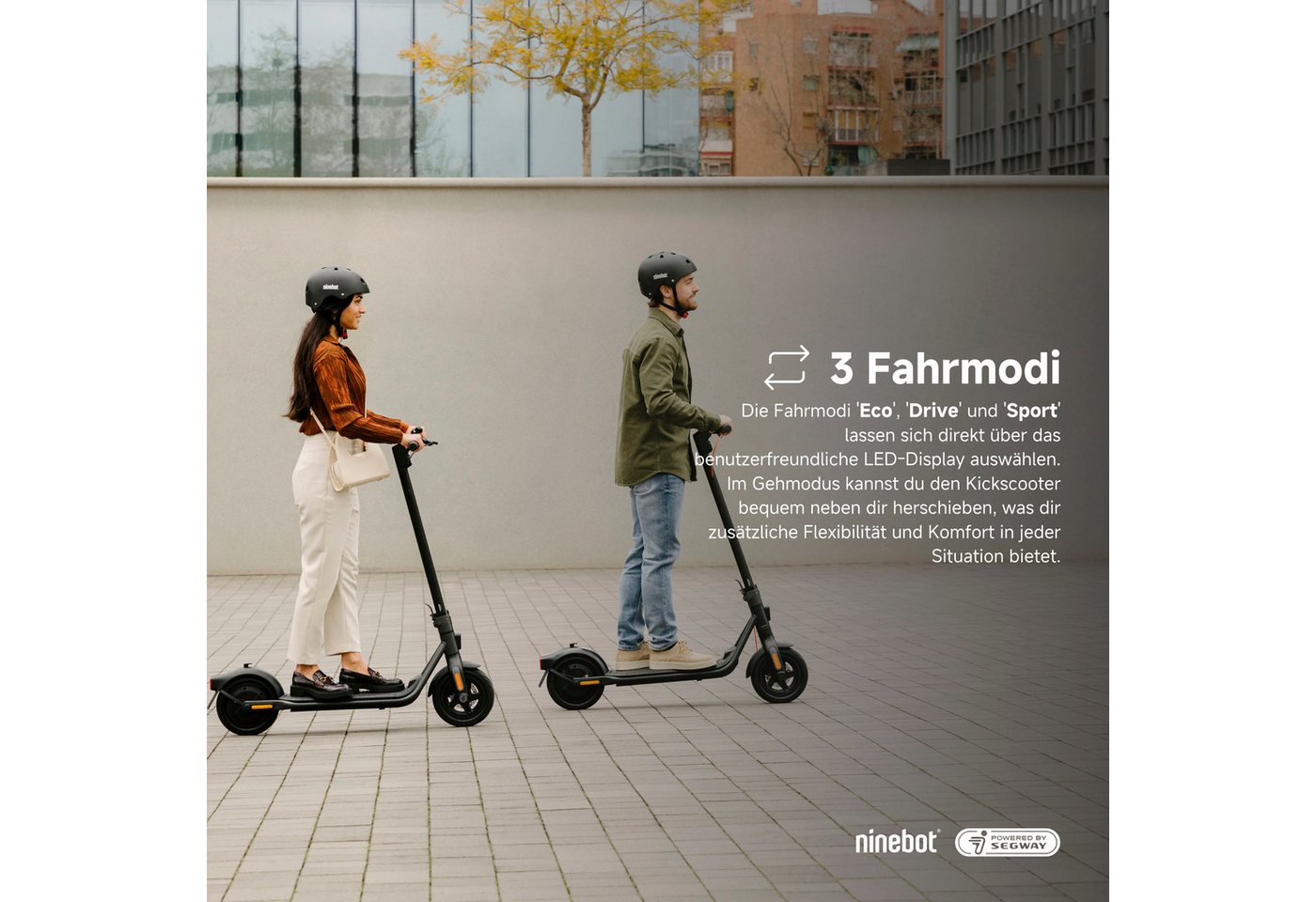 Thumbnail - ninebot by Segway E-Scooter KickScooter F2 PLUS D, 20 km/h, Electric Scooter, mit Straßenzulassung, bis zu 55 km Reichwe...