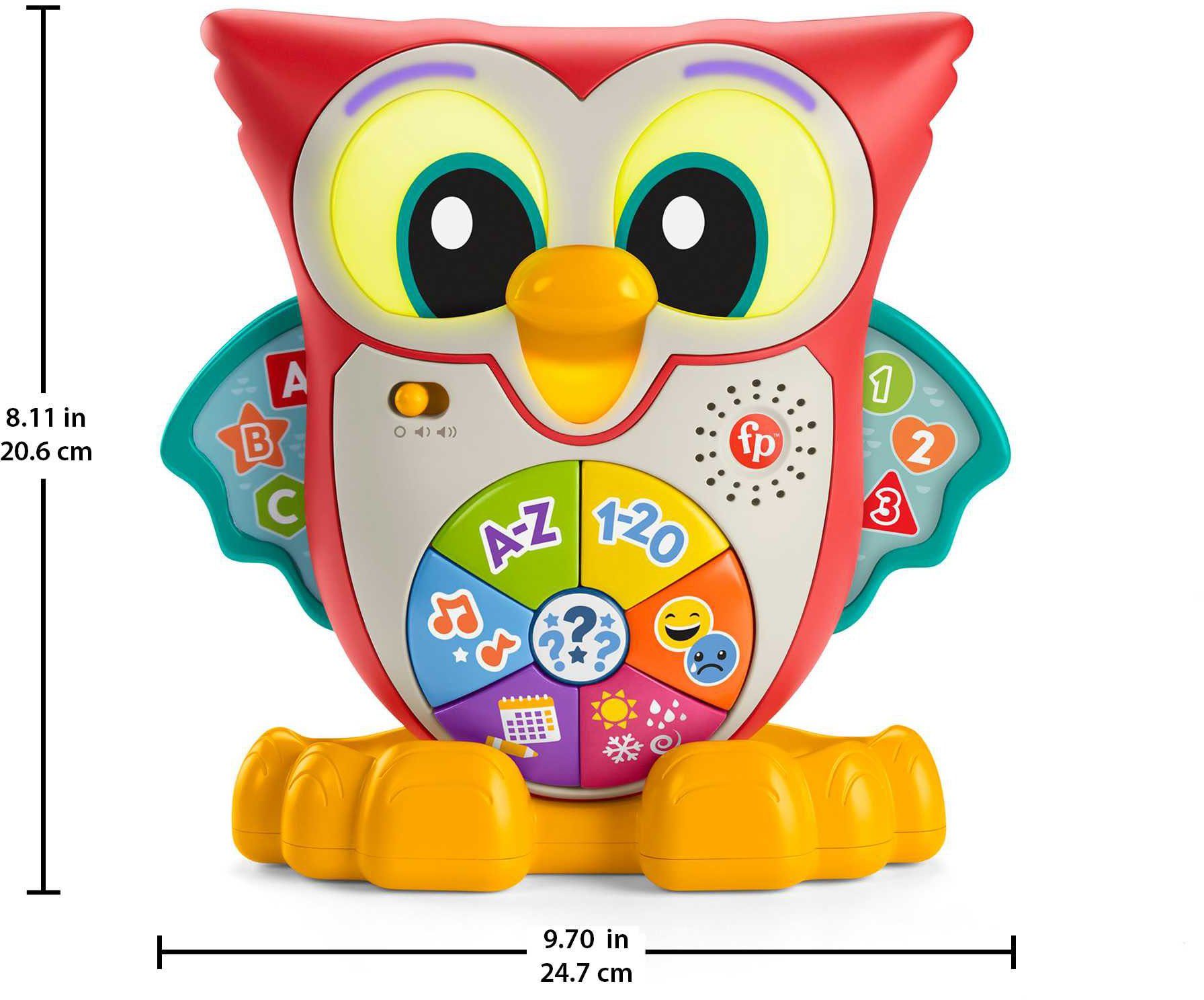 mit und Schlaue BlinkiLinkis Eule, Lernspielzeug Sound Licht Fisher-Price®