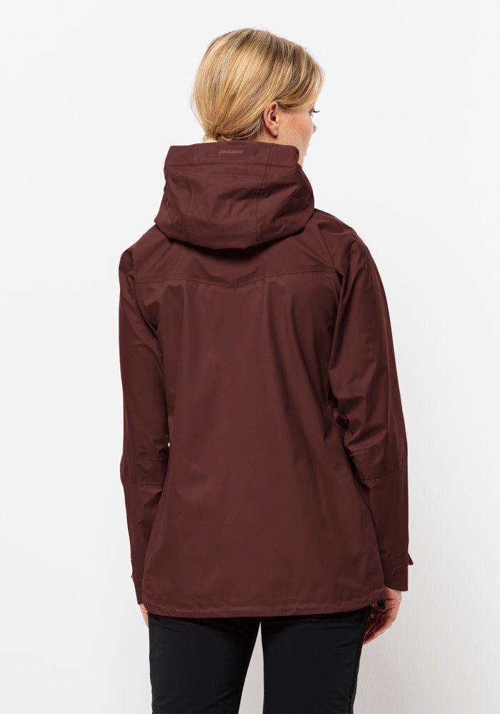 Jack Wolfskin Skijacke ALPSPITZE W dark-maroon JKT PRO 3L