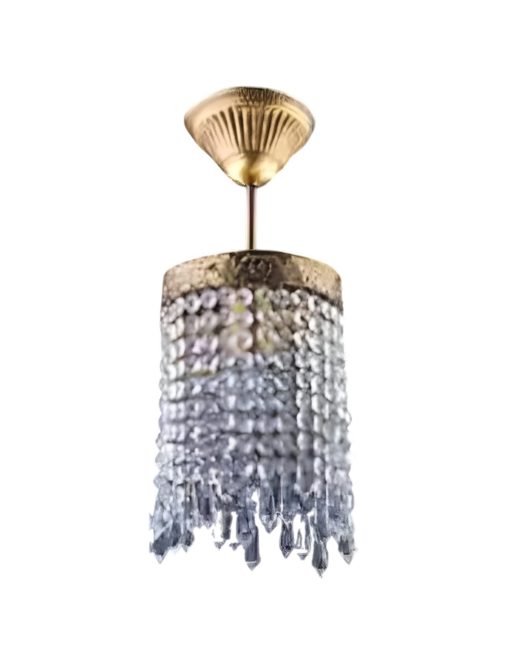 Hängeleuchte Kristallleuchter Gold Deckenlampe Lüster Deckenlichter Lampen Design