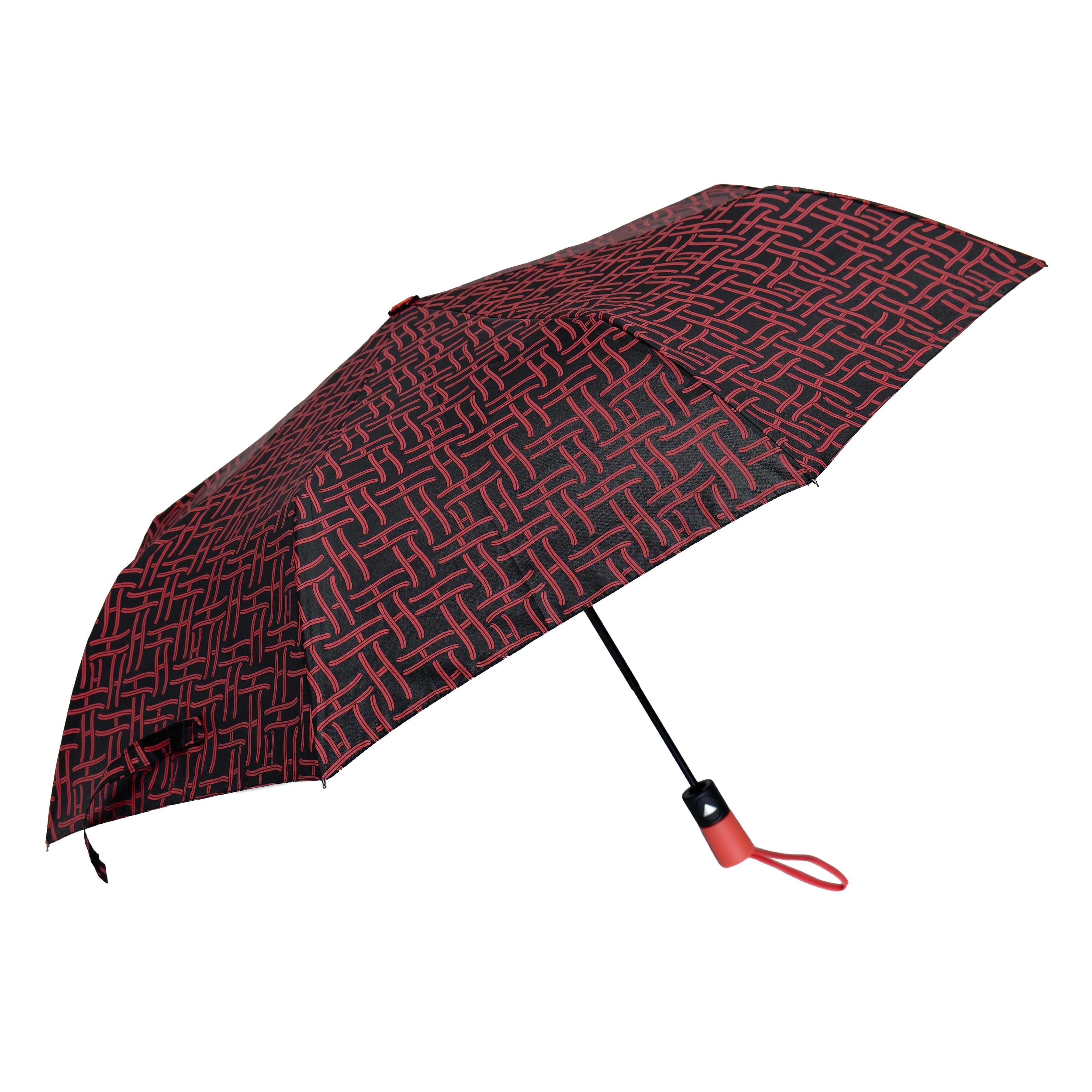 Taschenregenschirm Teleskop Taschenschirm mit Schutzhülle ⌀100 cm