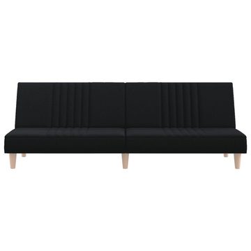 vidaXL Sofa Schlafsofa Schwarz Stoff