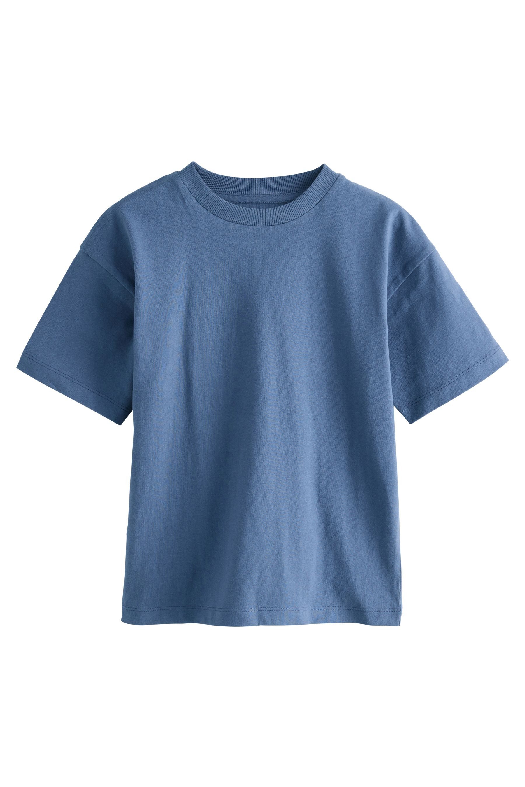 T-Shirt Relaxed Fit T-Shirt aus 100 % Baumwolle