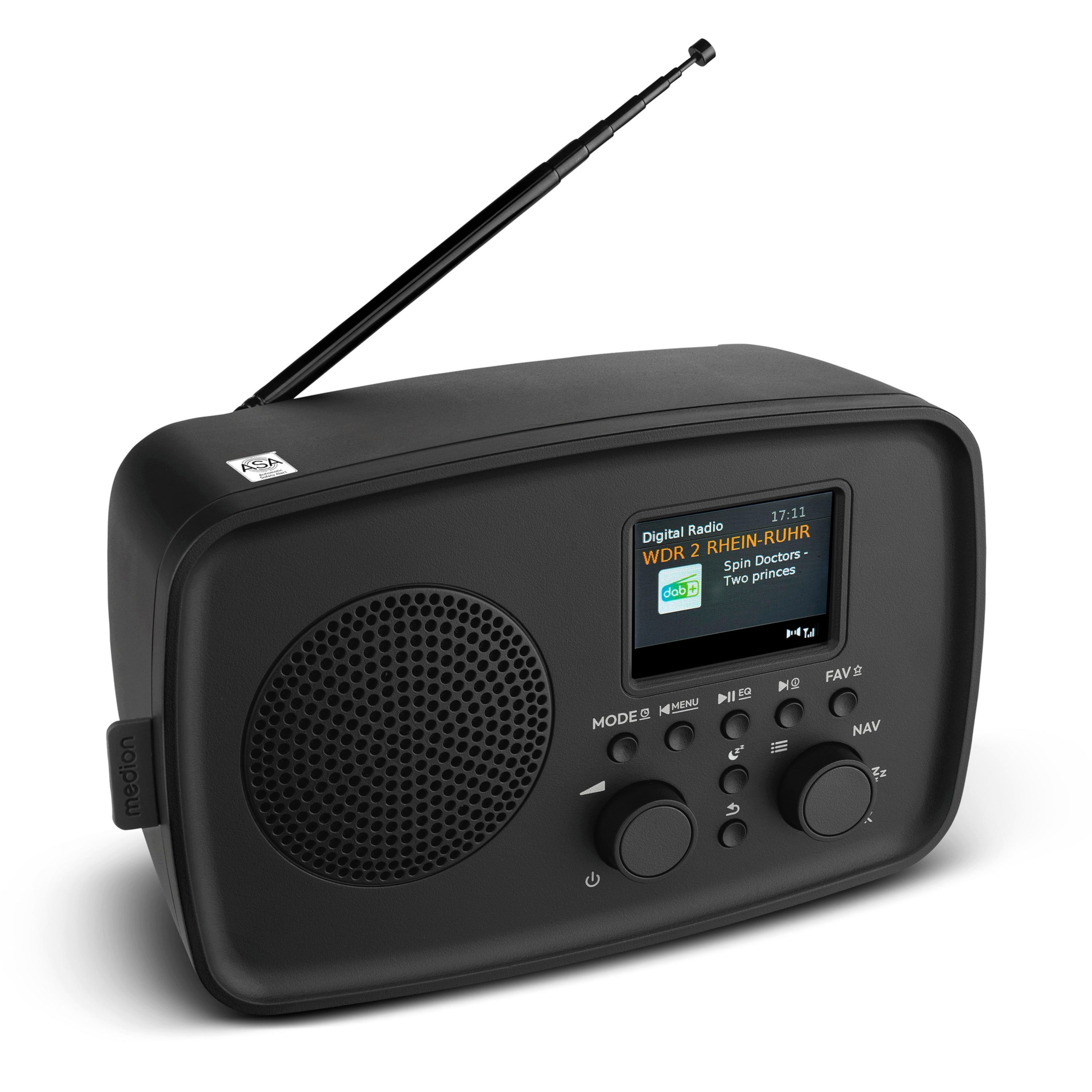 Medion® Audio-System MEDION LIFE DAB+ Radio DRE-1 (MD89288) (5 W, Bluetooth 5.3)
