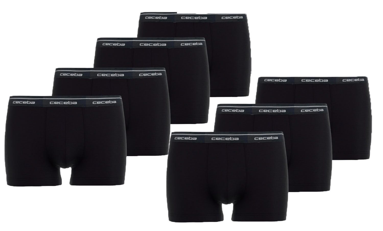 CECEBA Boxershorts 7er Pack Herren Pants (7-St) enge Passform günstig online kaufen