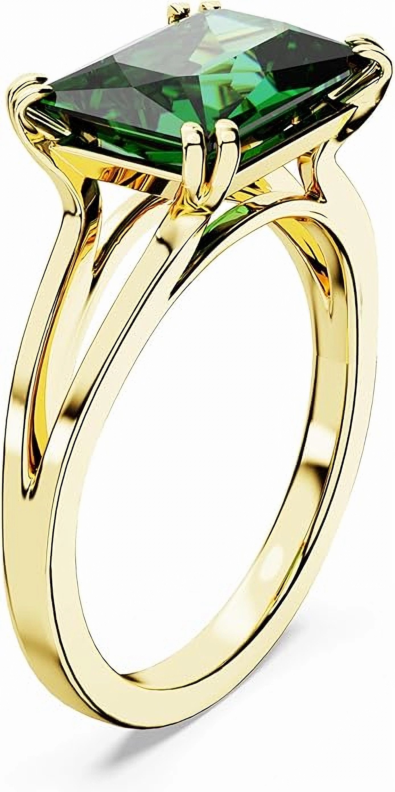 Jumpeak Diamantring D/E VVS/VS, 585gold,3ct-Smaragd aus Laboranbau Damenring, Ehering, Verlobungsring,Mutter tochter Geschenk, Weihnachtsgeschenke