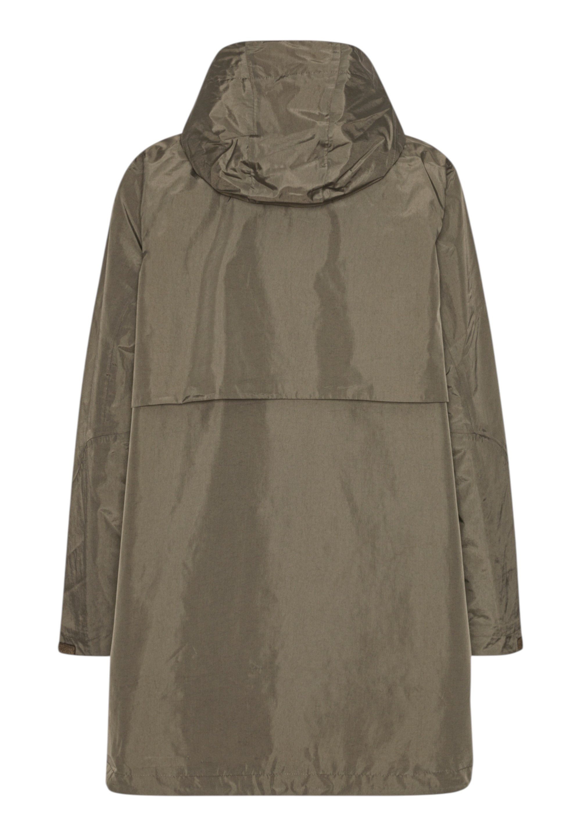 Ilse Jacobsen Regenjacke CITYRAIN03 Kurzer moderner Regenmantel, A-Form, Kapuze, wasserdicht, atmungsaktiv