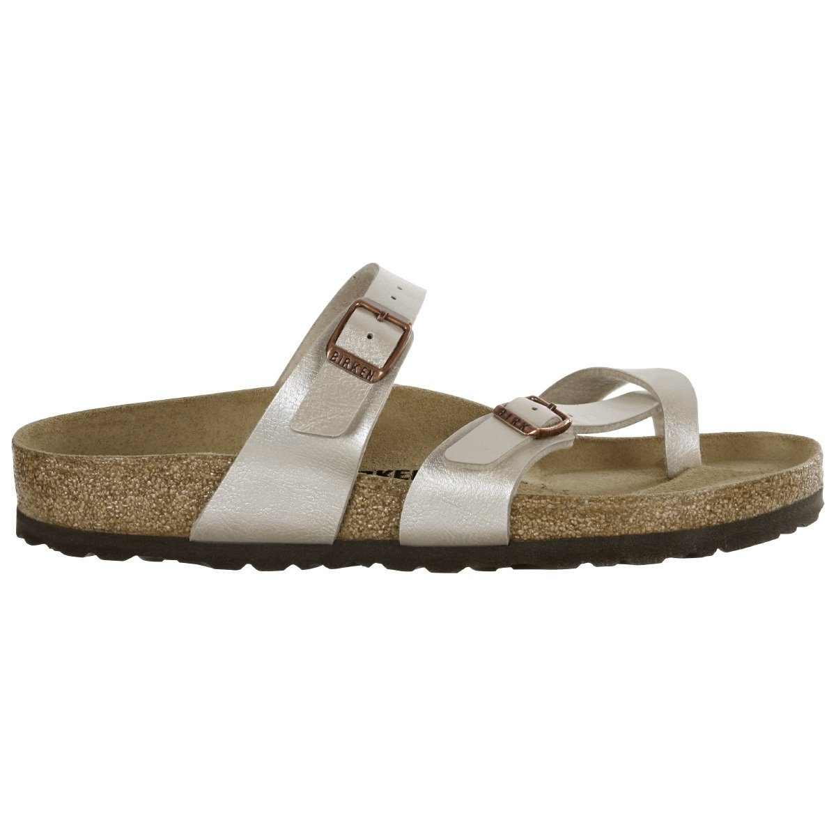 Birkenstock Mayari Birko-Flor normal Damen Pantolette Hausschuhe, Sandaletten, Mules, Pantoffeln, Slipper