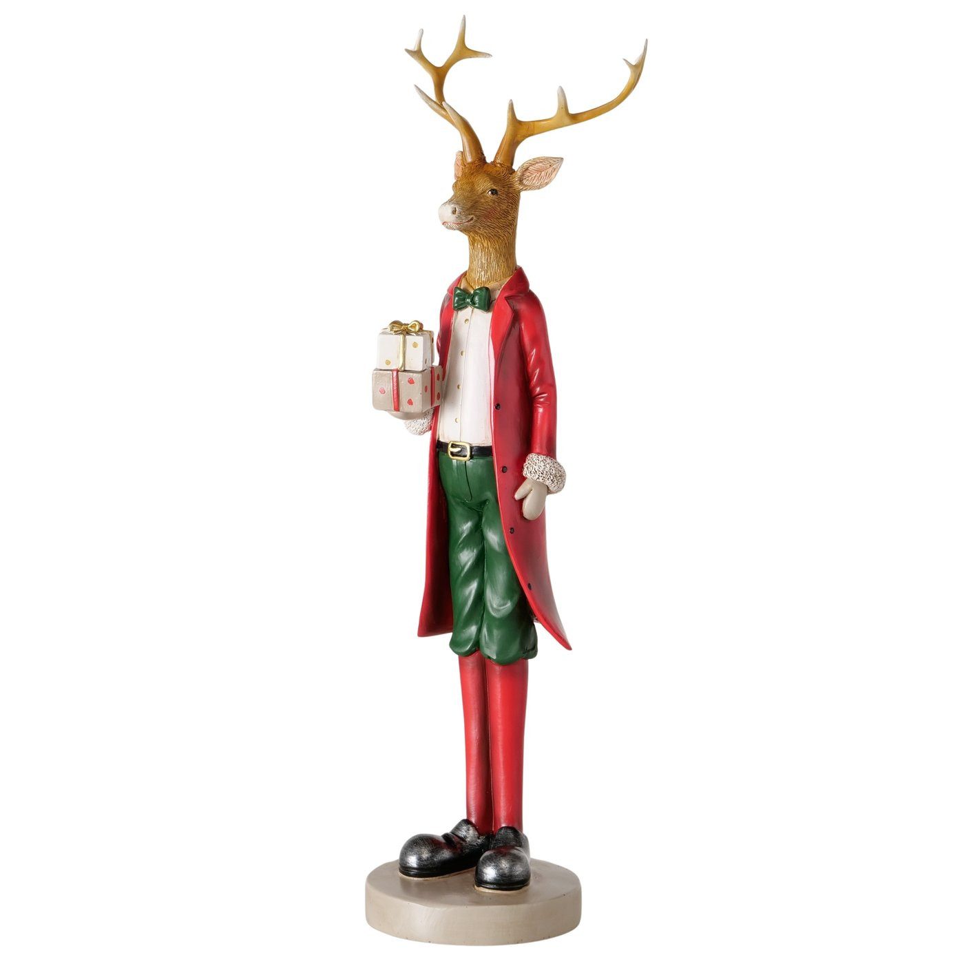 MF Weihnachtsfigur Weihnachtsfiguren Hirsch Noelio 2er Set 43,5 cm (1 St) – Bild 4 von 5