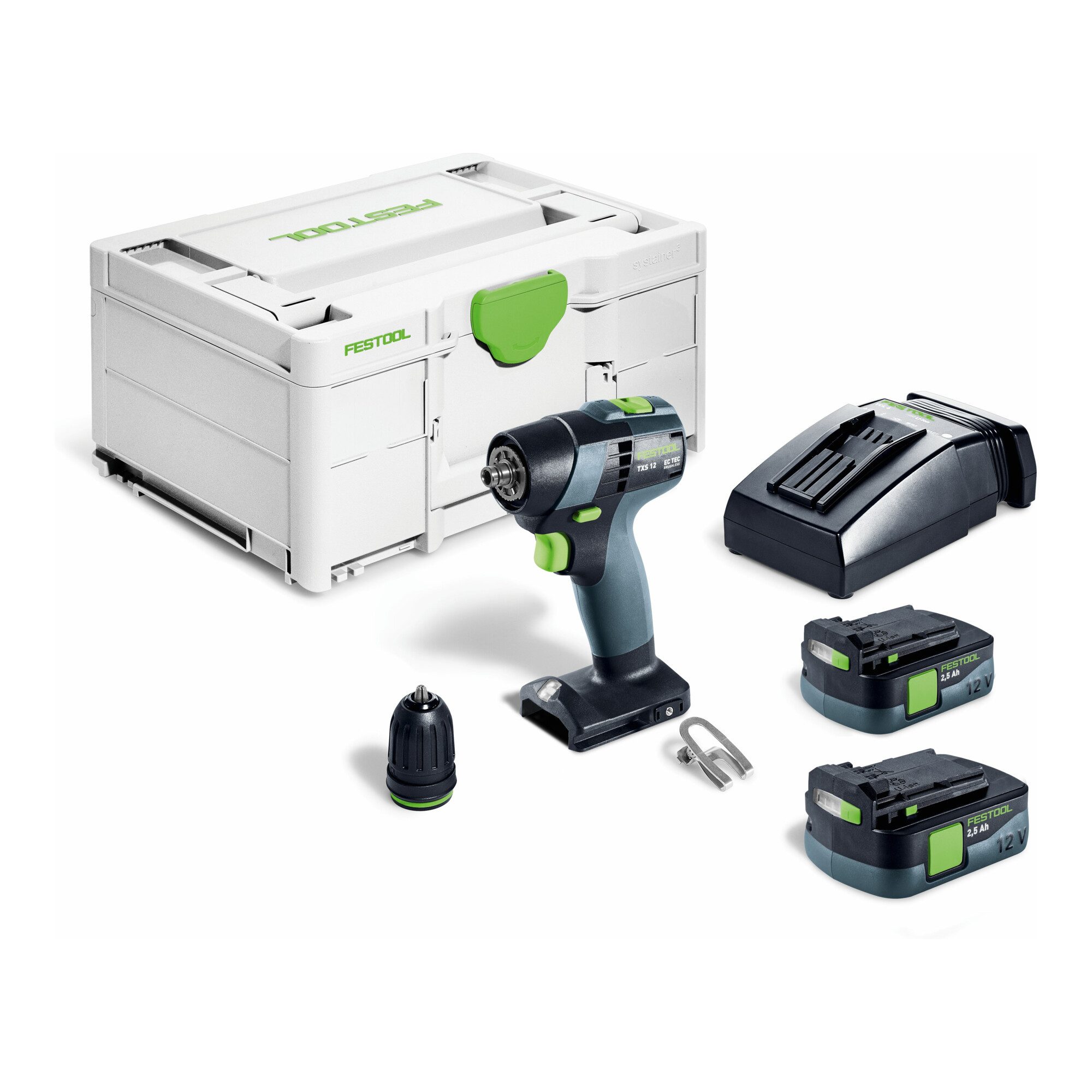 FESTOOL Akku-Bohrschrauber Festool Akku-Bohrschrauber TXS 12 2,5-Plus