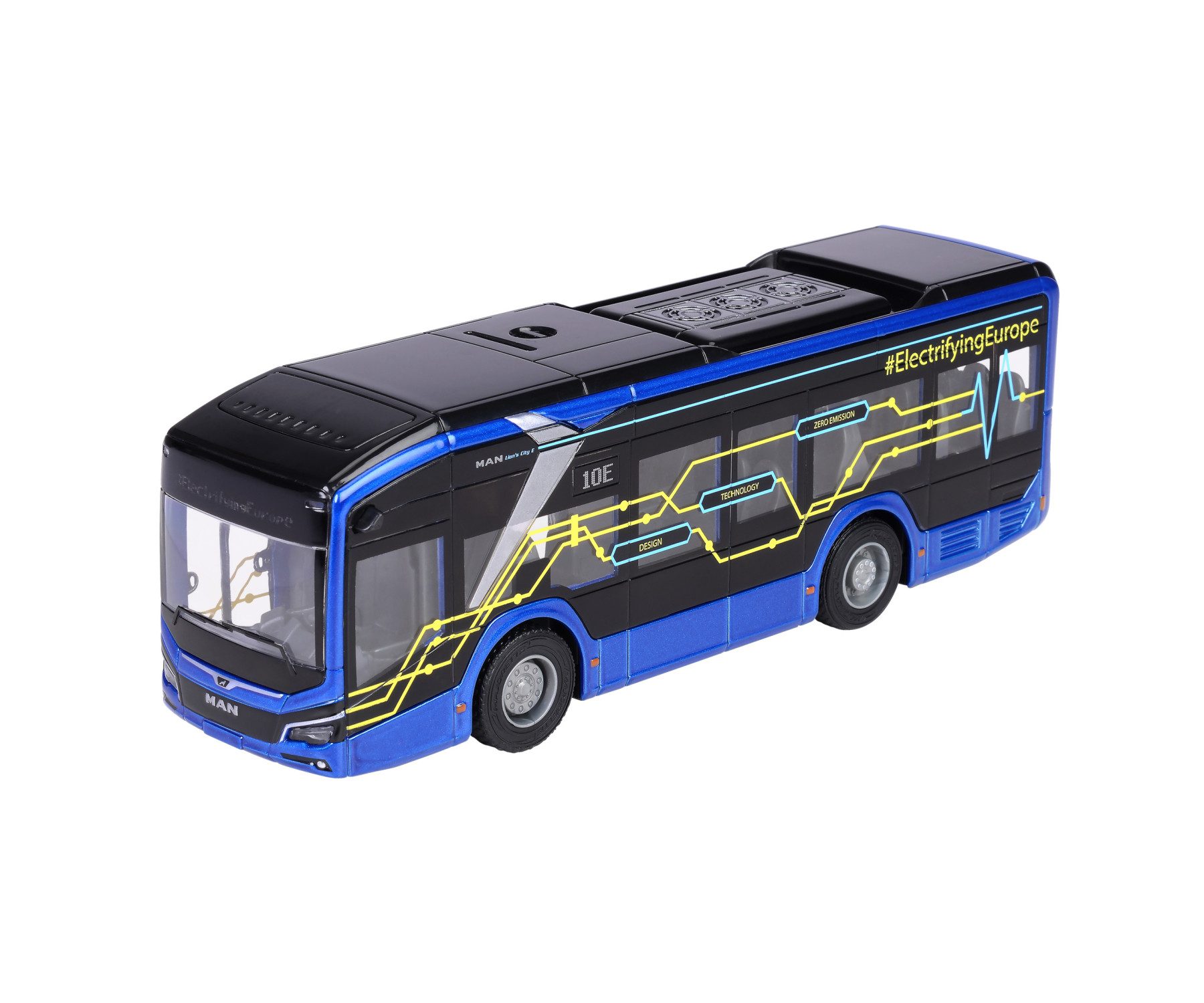 majORETTE Spielzeug-Bus MAN Lion's City 10 E