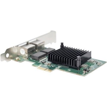 Digitus Gigabit Ethernet PCI Express Card, 2-port 32-bit, Netzwerk-Adapter