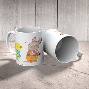Mr. & Mrs. Panda Kinderbecher Ostern Freundschaft - Weiß - Geschenk, Kindertasse, Kinder Tasse, Ost, Kunststoff, Bruchfest