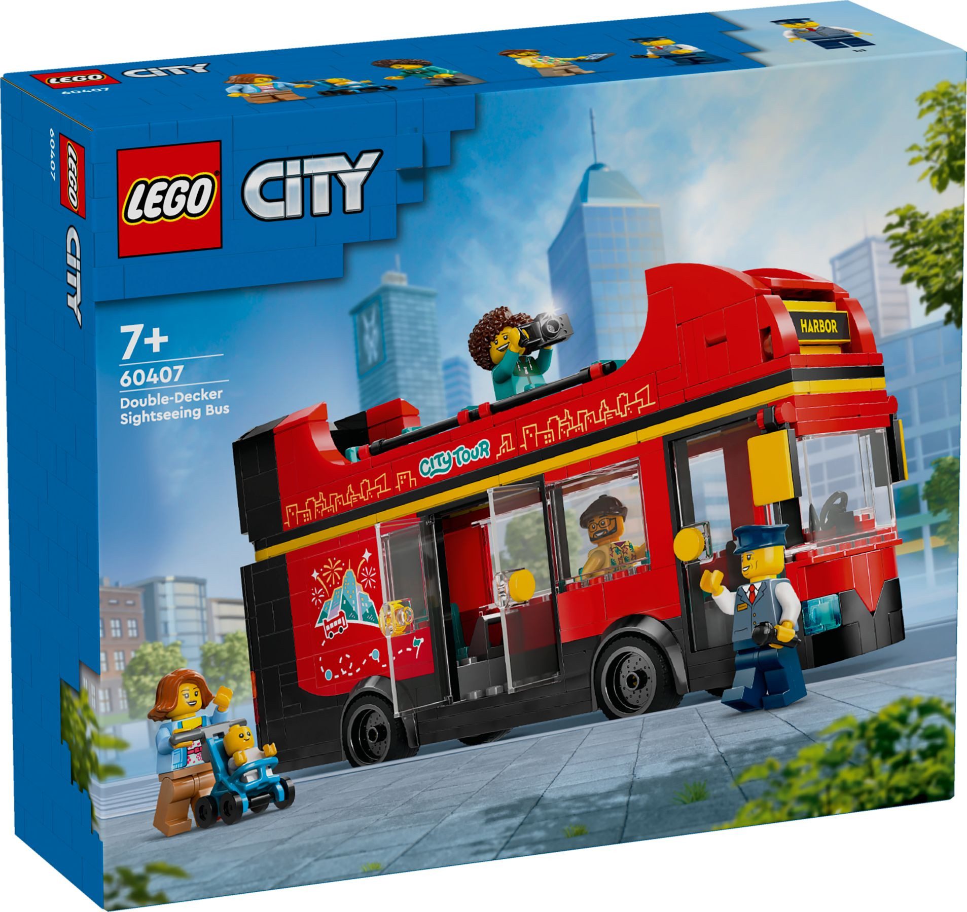 LEGO® LEGO® City Doppeldeckerbus - 60407 NEU! Teile 384x Конструктора, (Bausteine, 384 St., Kreativ-Set), Made in Europe