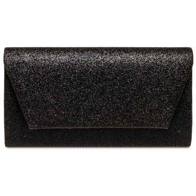 Caspar Clutch TA506 Damen kleine elegante Glitzer Tasche Abendtasche