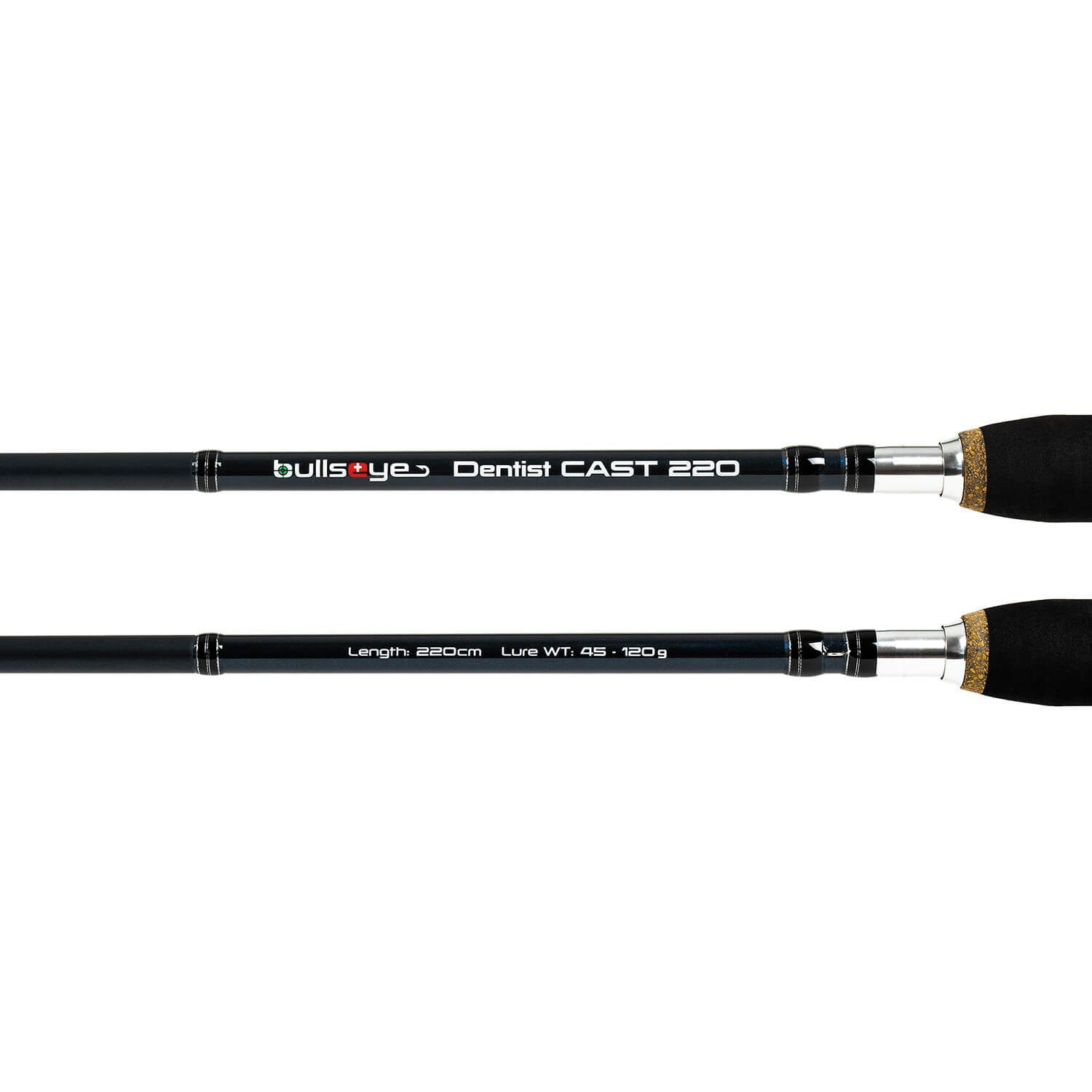 Bullseye Fishing Spinnrute Bullseye Dentist Angelrute, (2-tlg)