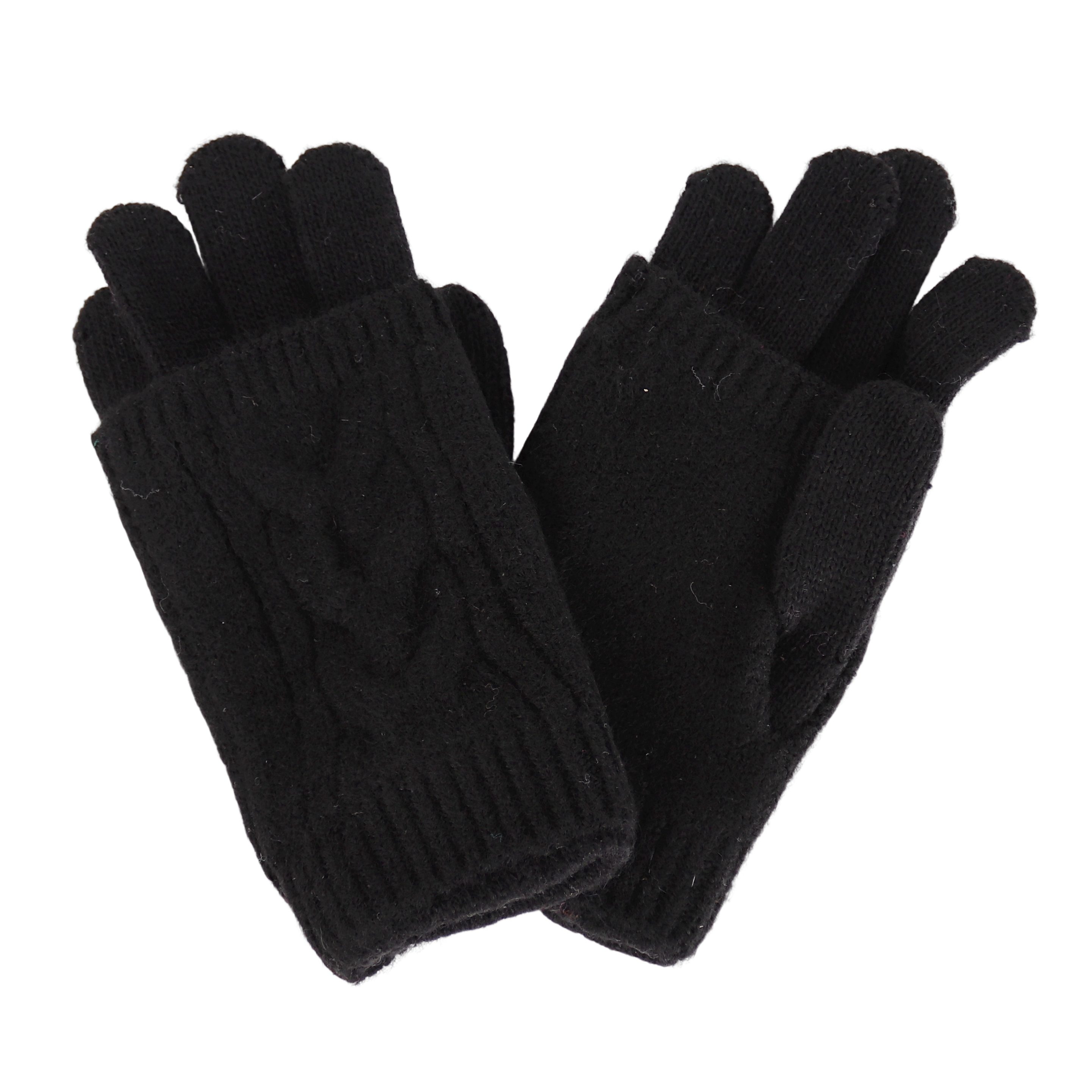 MIRROSI Strickhandschuhe Damen Handschuhe 2 in 1 mit abnehmbarer Strick Man günstig online kaufen