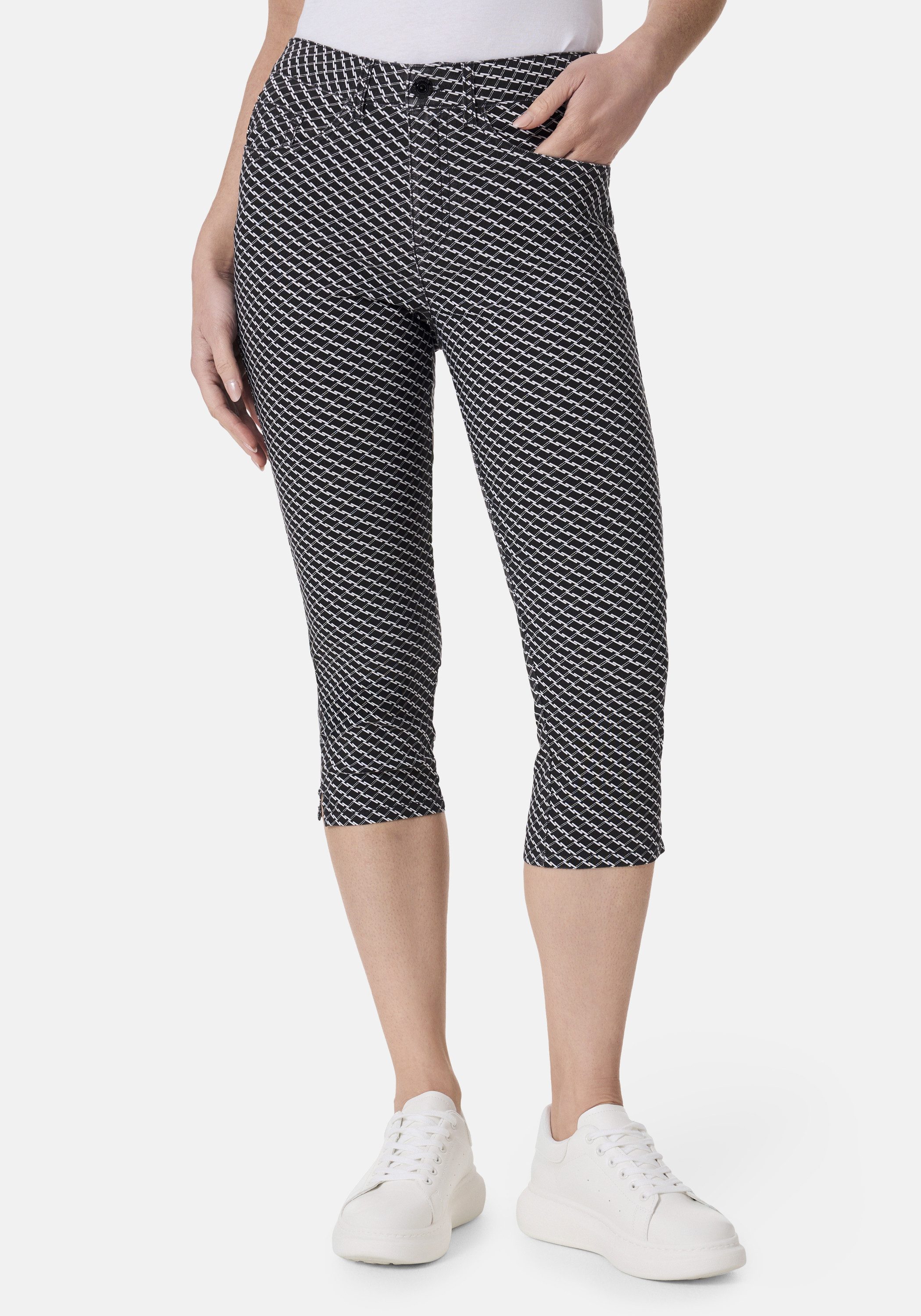 STOOKER WOMEN 7/8-Hose Tahiti Print Capri Slim Fit Capri Slim Fit Casual Cl günstig online kaufen