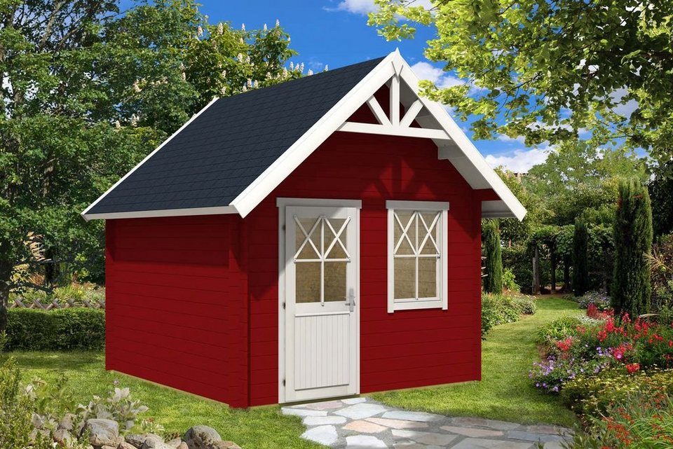 Alpholz Gartenhaus »Schwedenhaus-28«, BxT: 382,00×369,00 cm