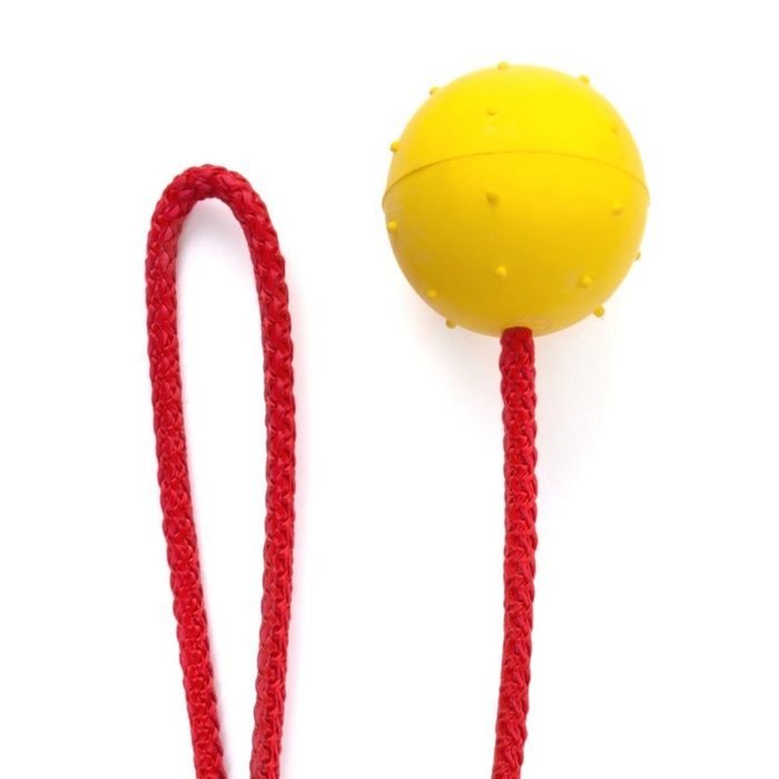 JK Animals Hunde-Ballschleuder Hundespielzeug Schleuderball Wurfball Gummi 60 cm Apportier Spielzeug
