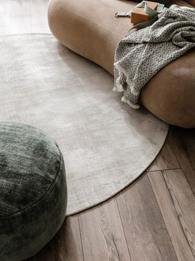 Teppich Nova, benuta, rund, Höhe: 6 mm, Kunstfaser, Berber, Ethno-Style, Wohnzimmer