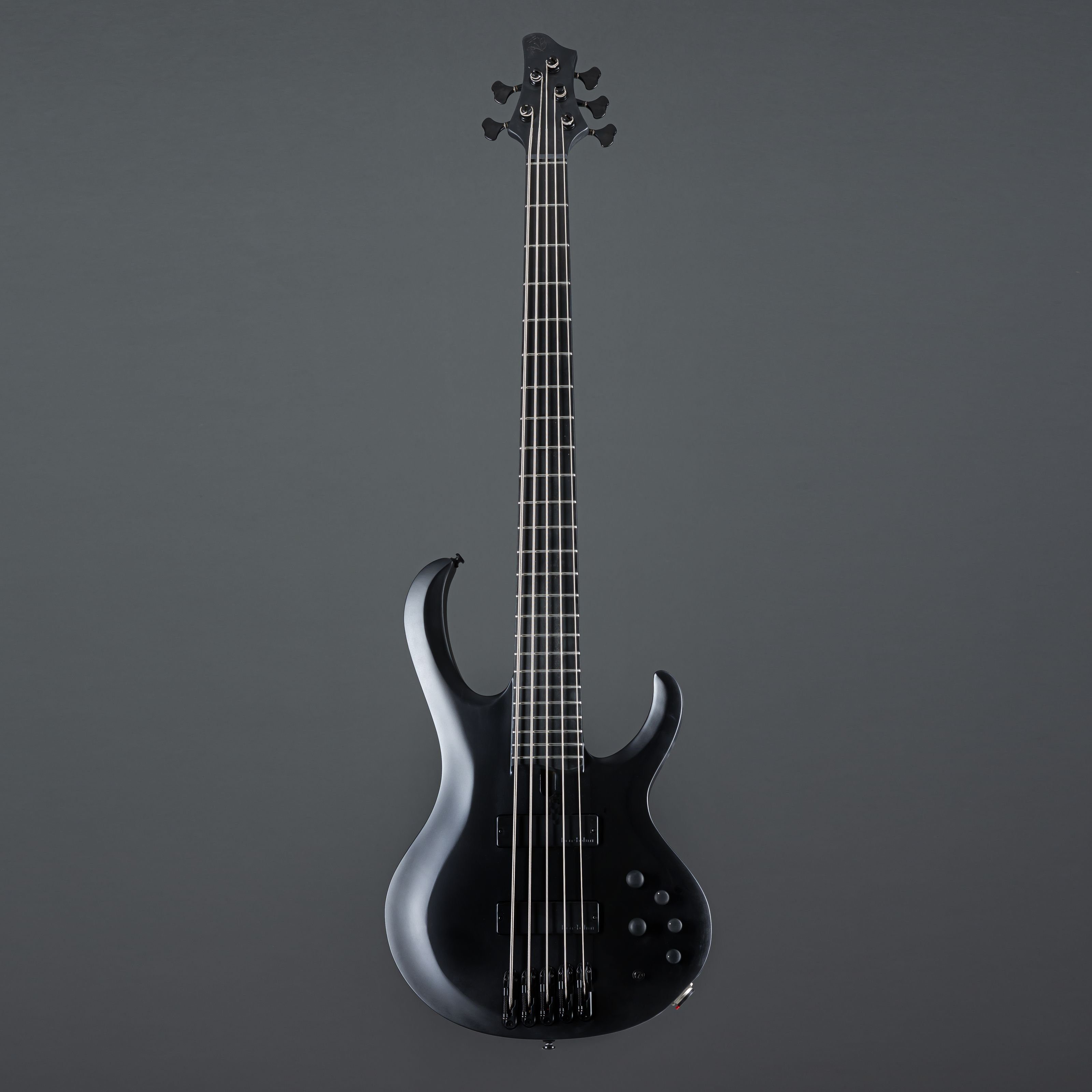Ibanez E-Bass, E-Bässe, 5-Saiter E-Bässe, Iron Label BTB625EX-BKF Black Flat - E-Bass
