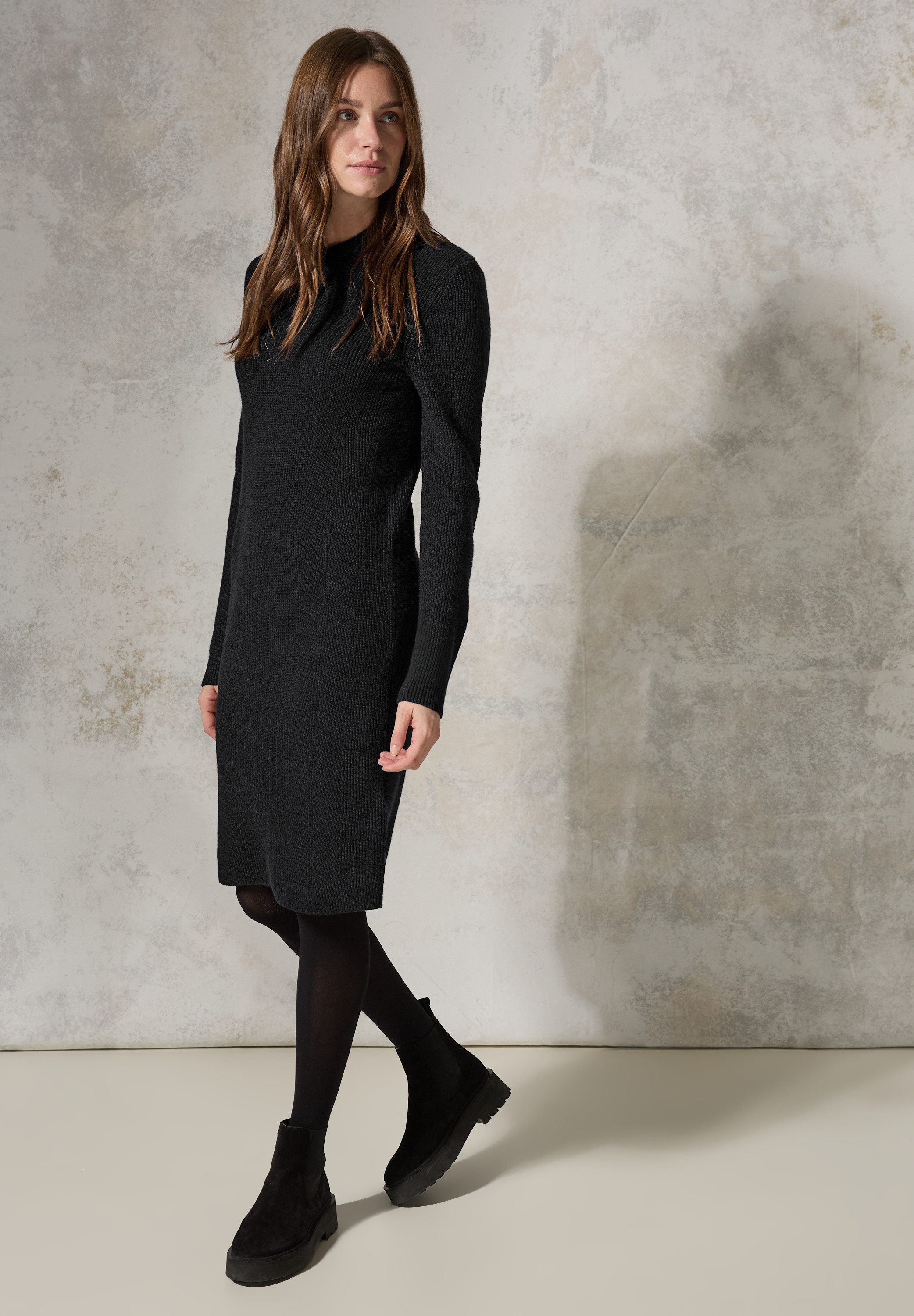 CECIL Strickkleid knielang