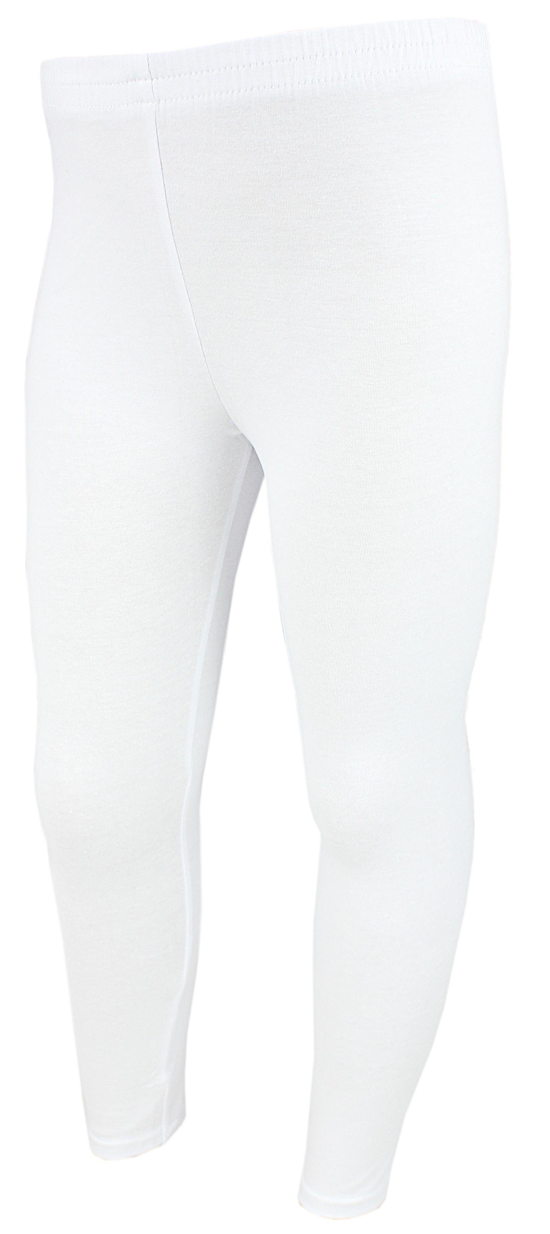 TupTam Pack Leggings TupTam Weiß 2er Leggings Mädchen Unifarbe Lange