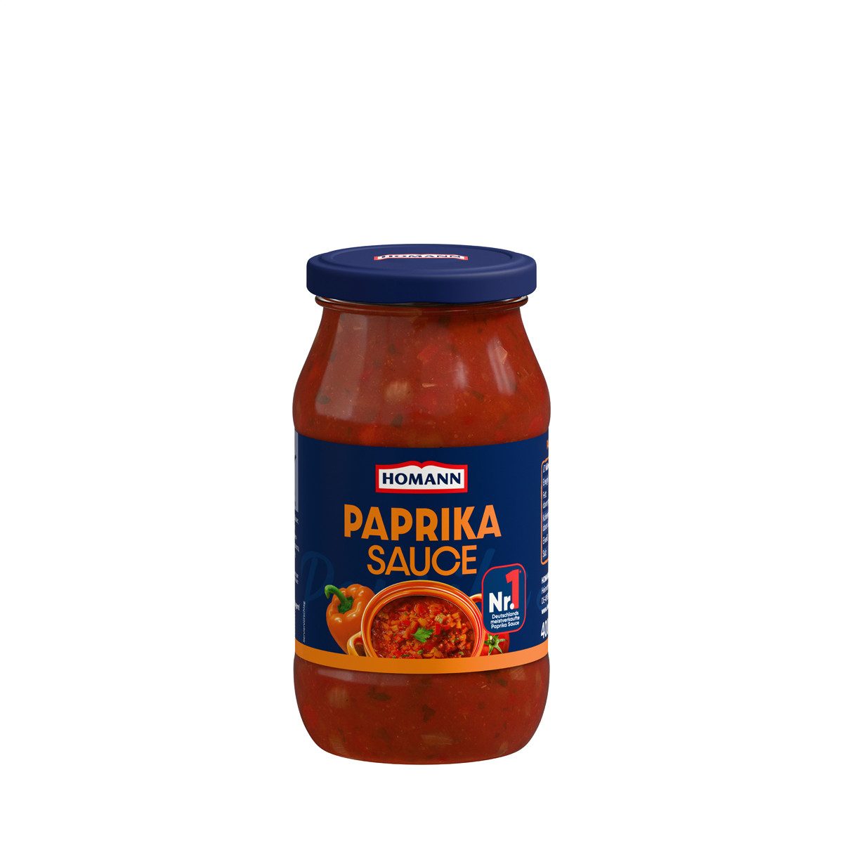 Homann Saucen, Homann Paprika Sauce würzig cremig und besonders vollmundig 400ml