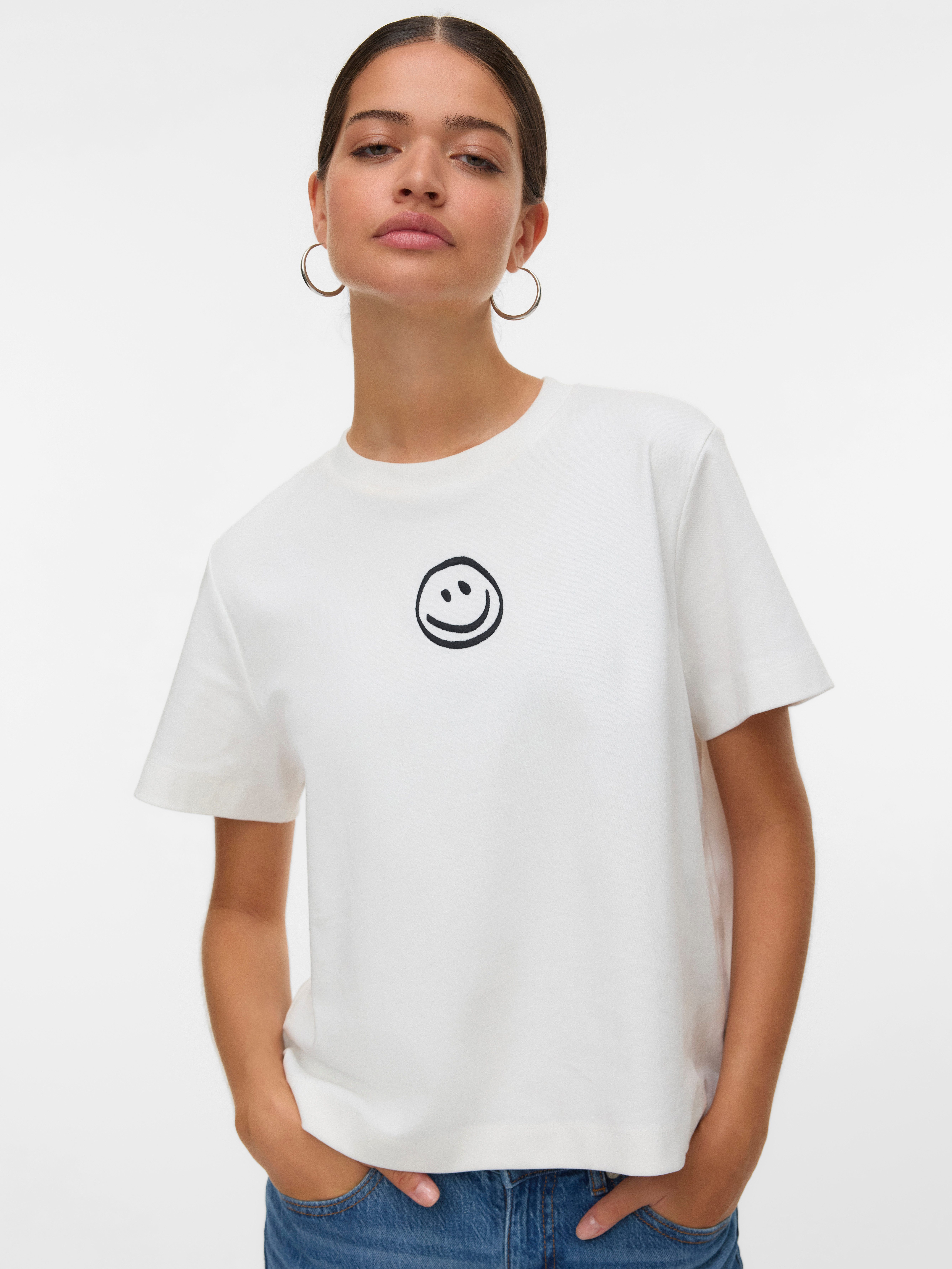 Kurzarmshirt VMSARA METTE SS TOP BOX JRS GA NOOS