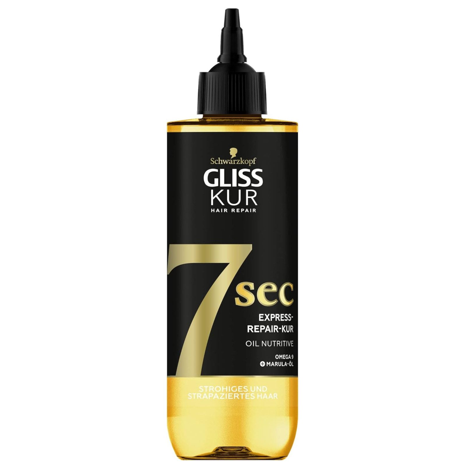 Gliss Kur Haarspülung Schwarzkopf Gliss Kur 7 Sec Express Repair Kur Oil Nutritive 200ml Haa