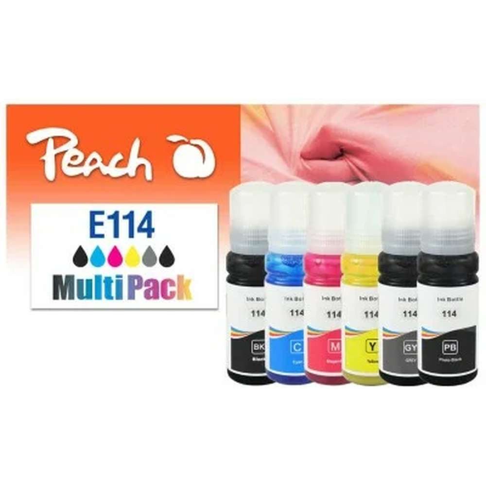 Peach Peach PI200-941 Druckerpatrone 6 Stück(e) Original Standardertrag Tintenpatrone