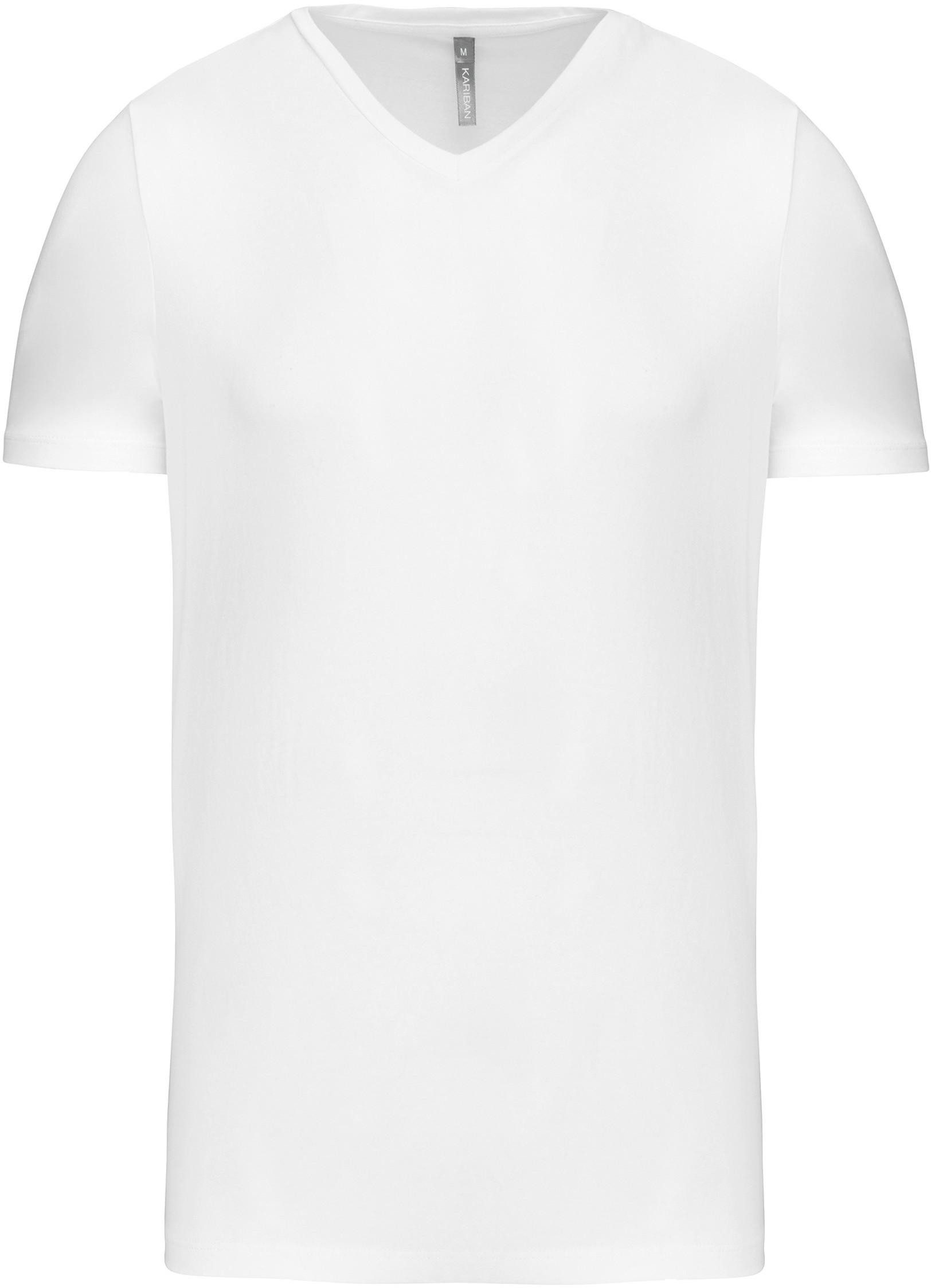V-Shirt Herren Kurzarm-T-Shirt mit V-Ausschnitt