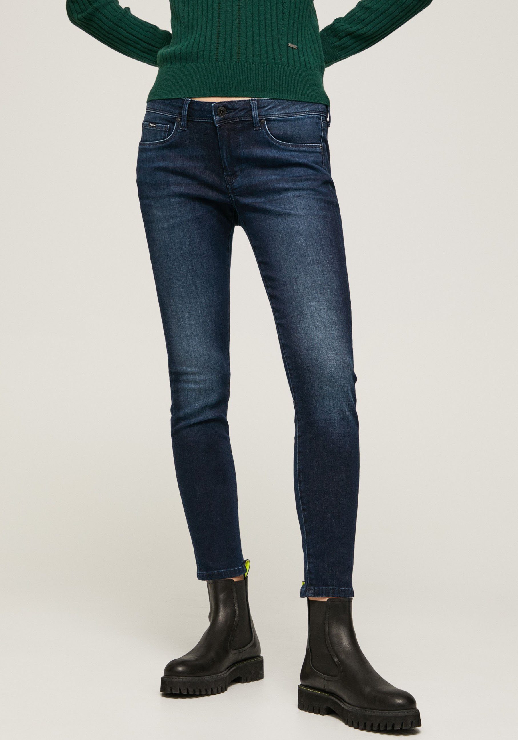 Pepe Jeans Skinny-fit-Jeans LOLA (1-tlg) mit normaler Leibhöhe und Stretch-Anteil