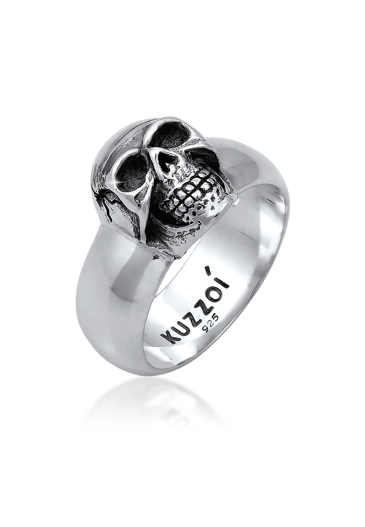 Kuzzoi Siegelring Herren Siegelring Totenkopf 925er günstig online kaufen
