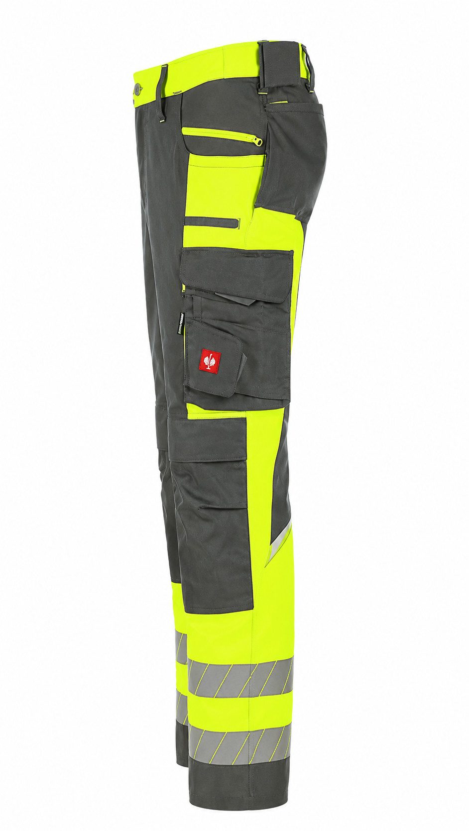 Engelbert Strauss Arbeitsbundhose Warnschutz-Bundhose e.s.motion 24/7 Herren anthrazit/warngelb hochwertige Reflexstreifen