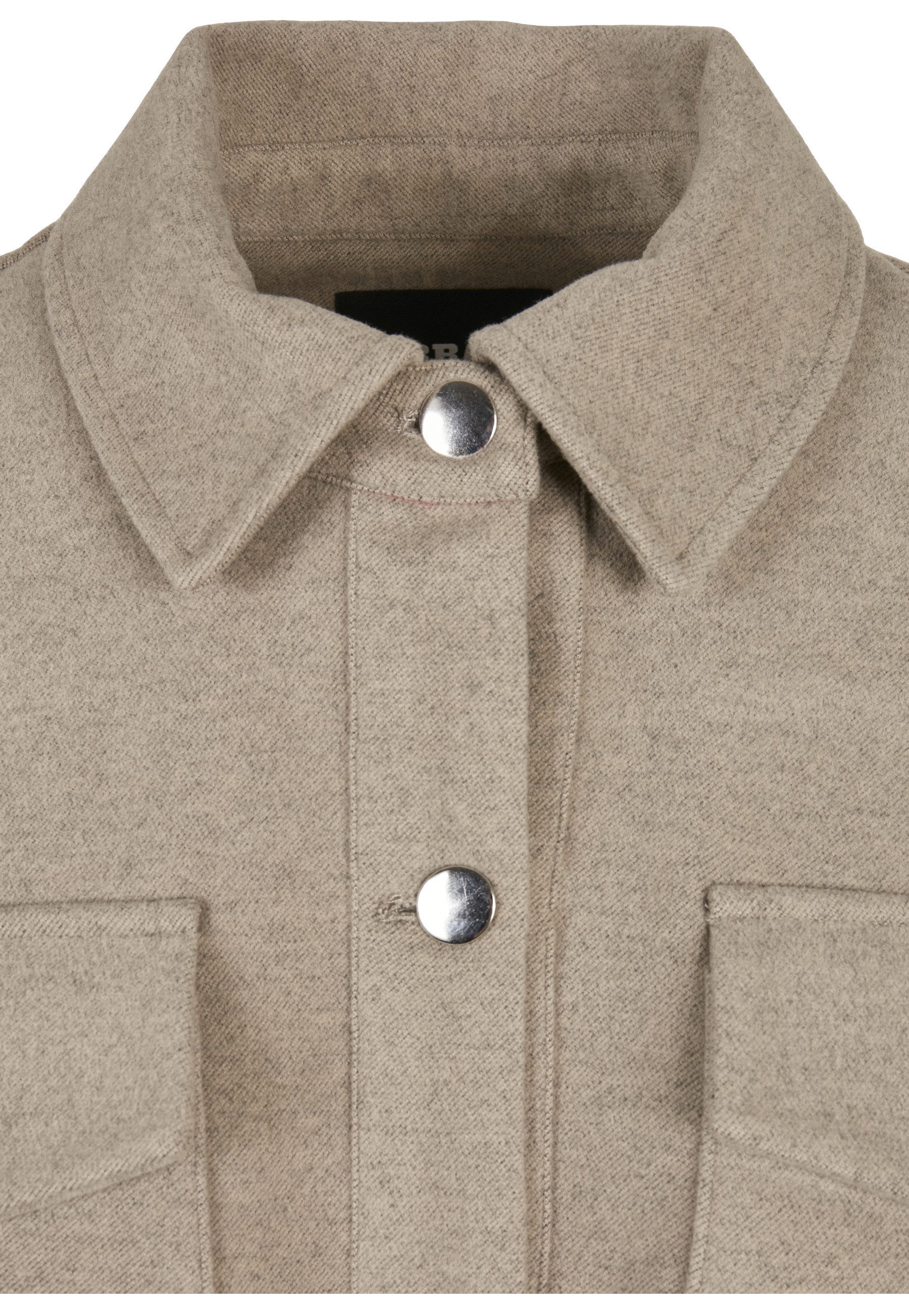 URBAN CLASSICS Hemdbluse Urban Classics Damen Ladies Classic Overshirt