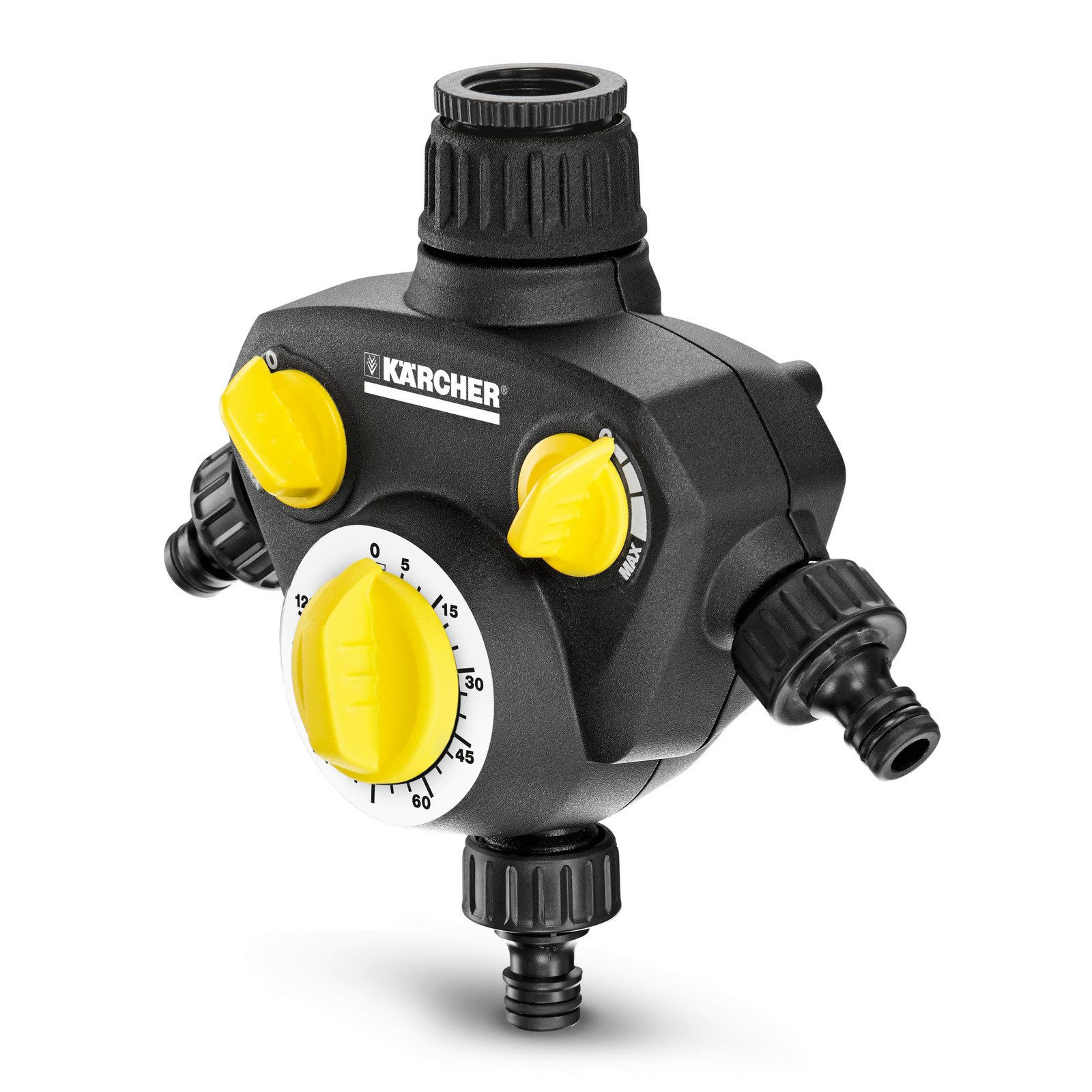 Kärcher Professional Bewässerungsuhr Kärcher Bewässerungsuhr WT 2 mit G1-Hahnanschluss G3/4-Reduzierstück