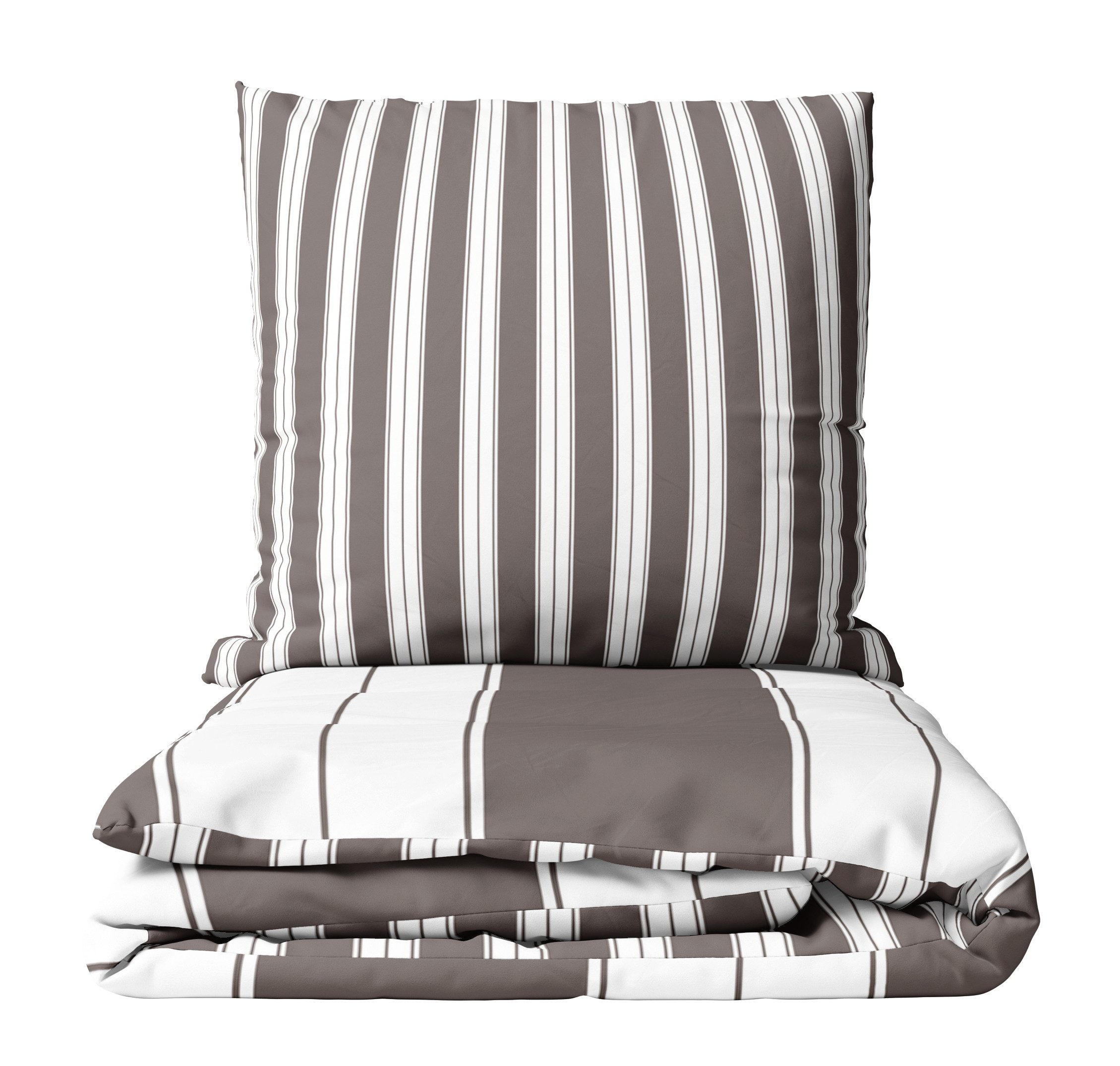 Leonado Vicenti Bettwäsche Baumwolle 135x200 cm und 155x220 cm, Renforcé, 2 teilig, Wendebettwäsche mit Streifen in mordernen Farben