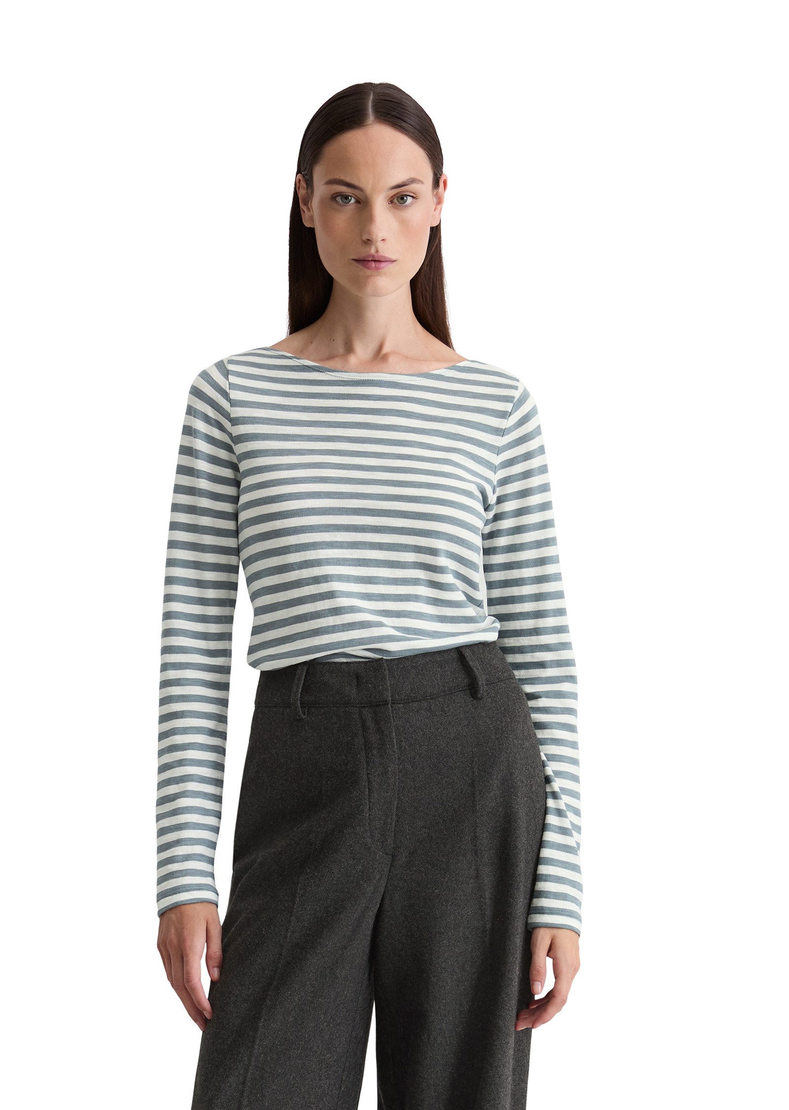 Marc O'Polo Langarmshirt aus Slubjersey günstig online kaufen