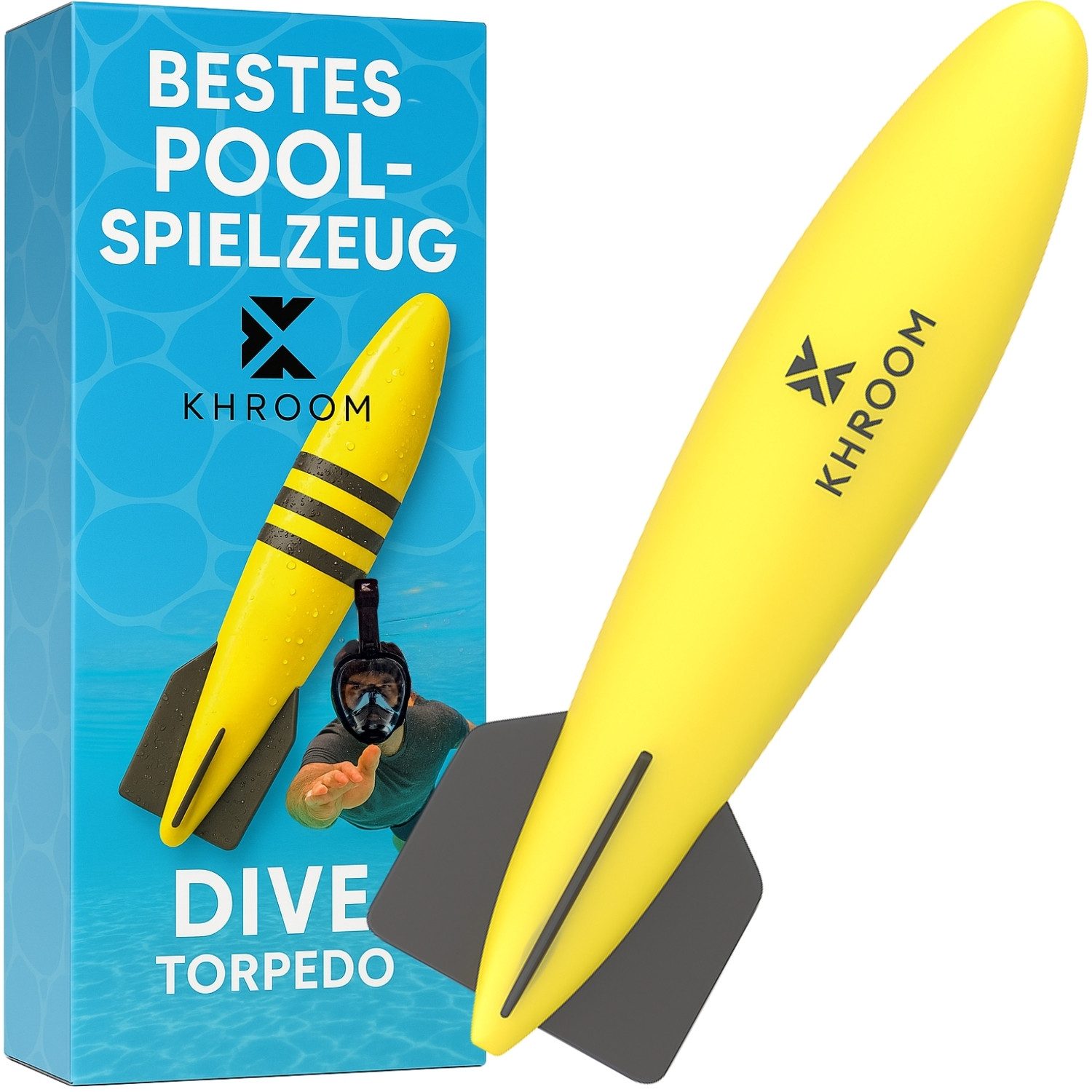 Khroom Wasserspiel Unterwasser-Torpedo Tauchspielzeug