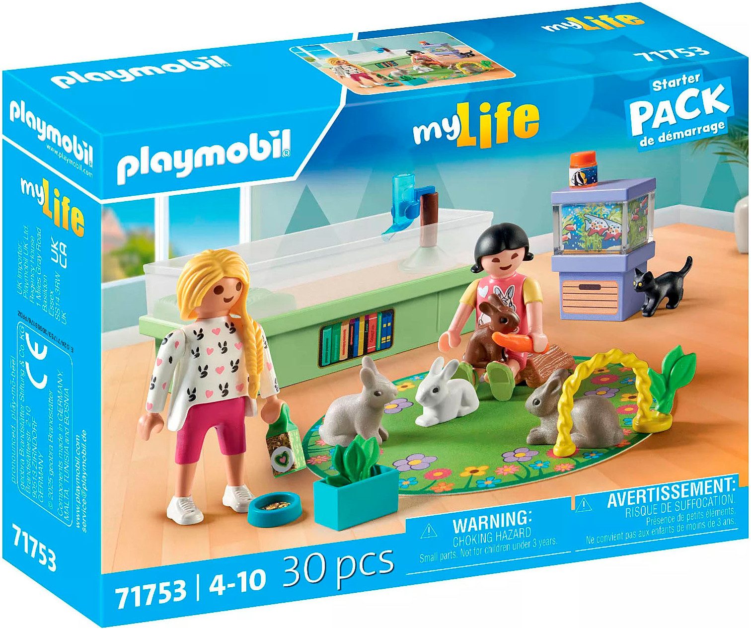 Playmobil® Familie mit Hasen (71753), Playmobil My Life Konstruktions-Spiel günstig online kaufen